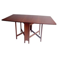 Vintage Mid Century Teak Gateleg Dining Table, Tom Robertson For McIntosh, 1960s 