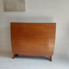 Midcentury Teak Gateleg Drop Leaf Dining Table by Legate, Gplan Style, 60s