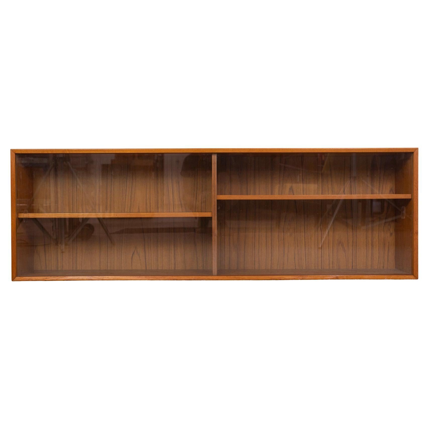 Mid-Century Teak & Glass Curio Cabinet