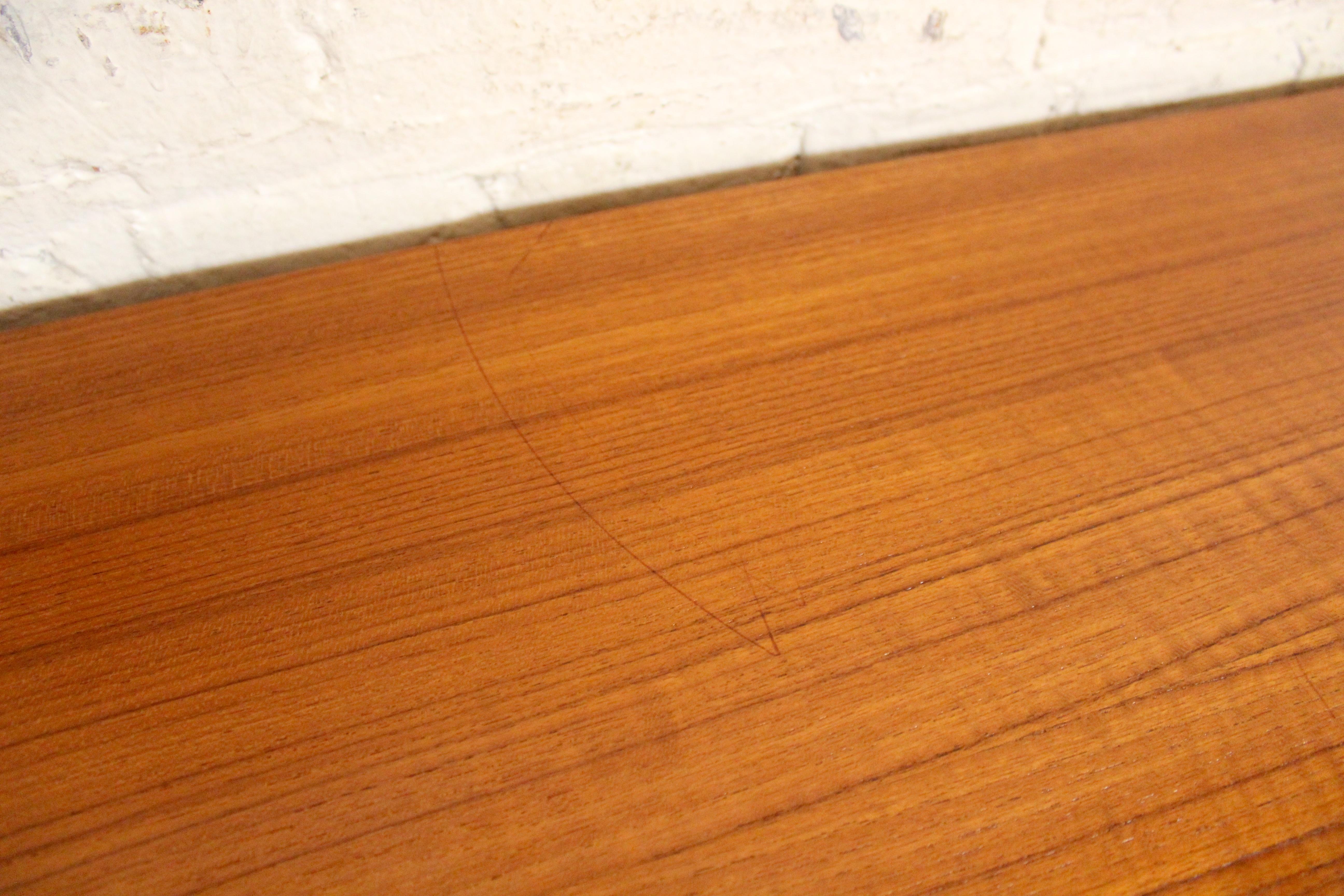 Mid-Century Teak Glass Door Bookcase Topper by Dyrlund For Sale 9