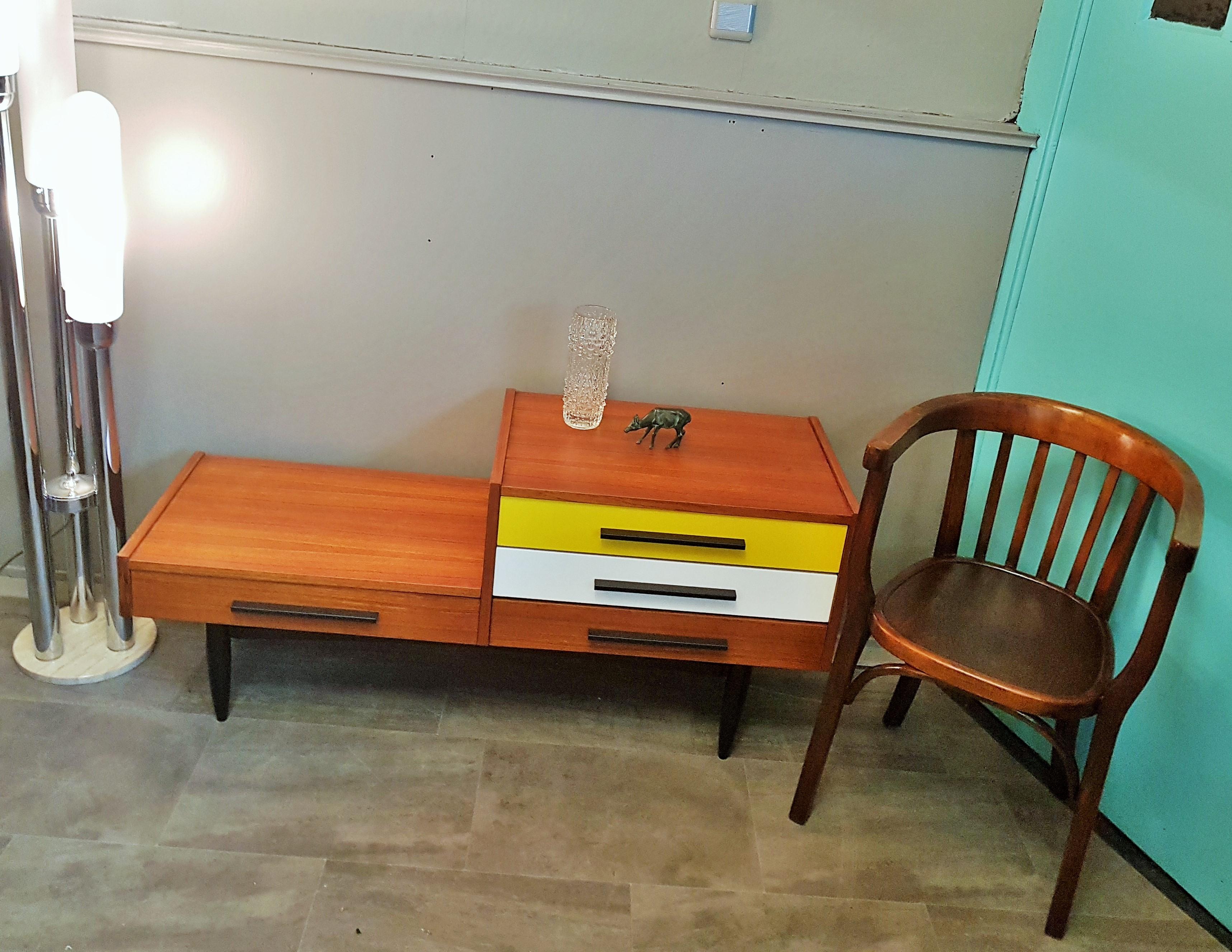 Mid-Century Teak Hallway Chest of Drawers Sideboard, Denmark 1960's 9