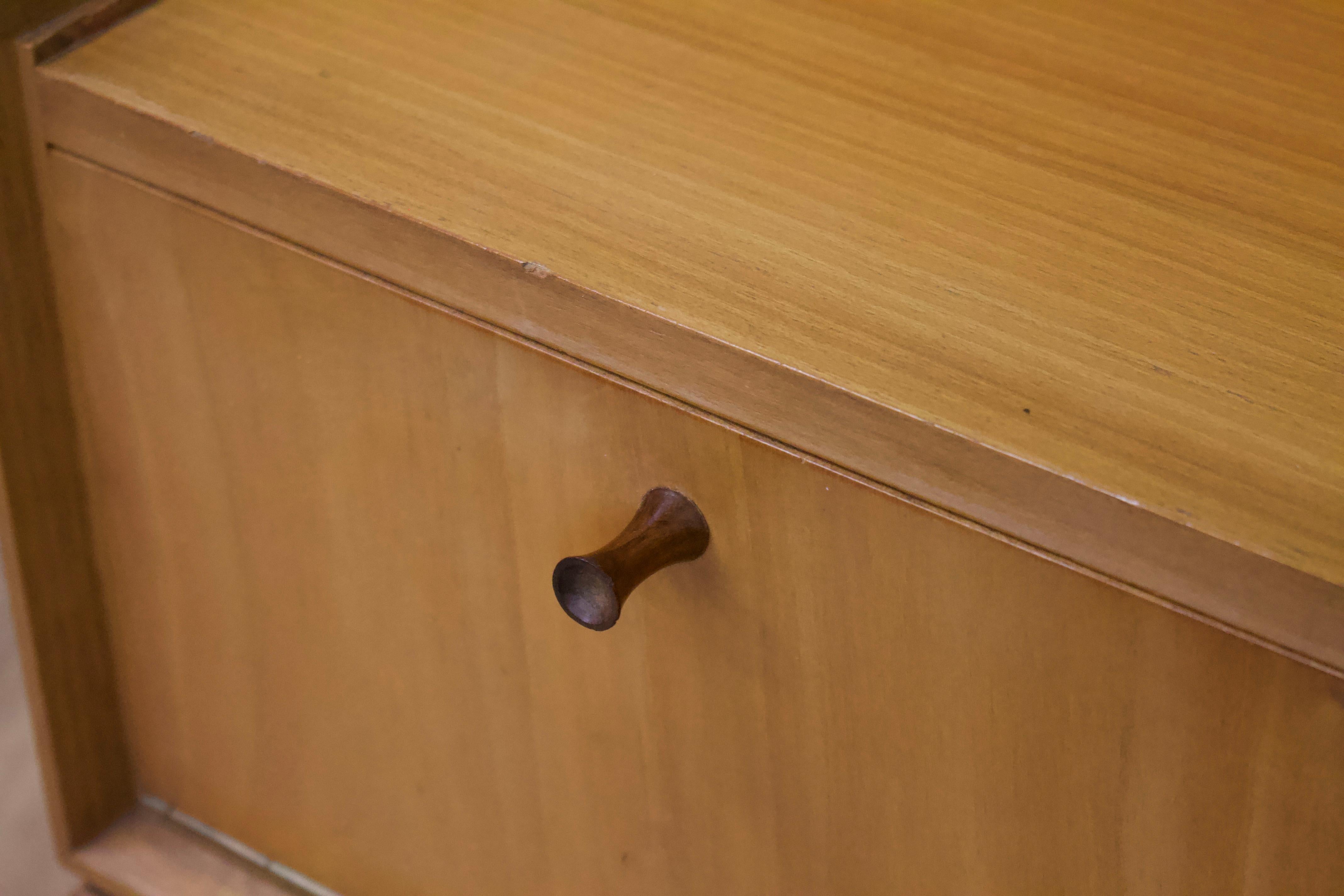 Mid-Century Teak Headboard & Bedside Tables from McIntosh, 1960s In Good Condition In South Shields, GB