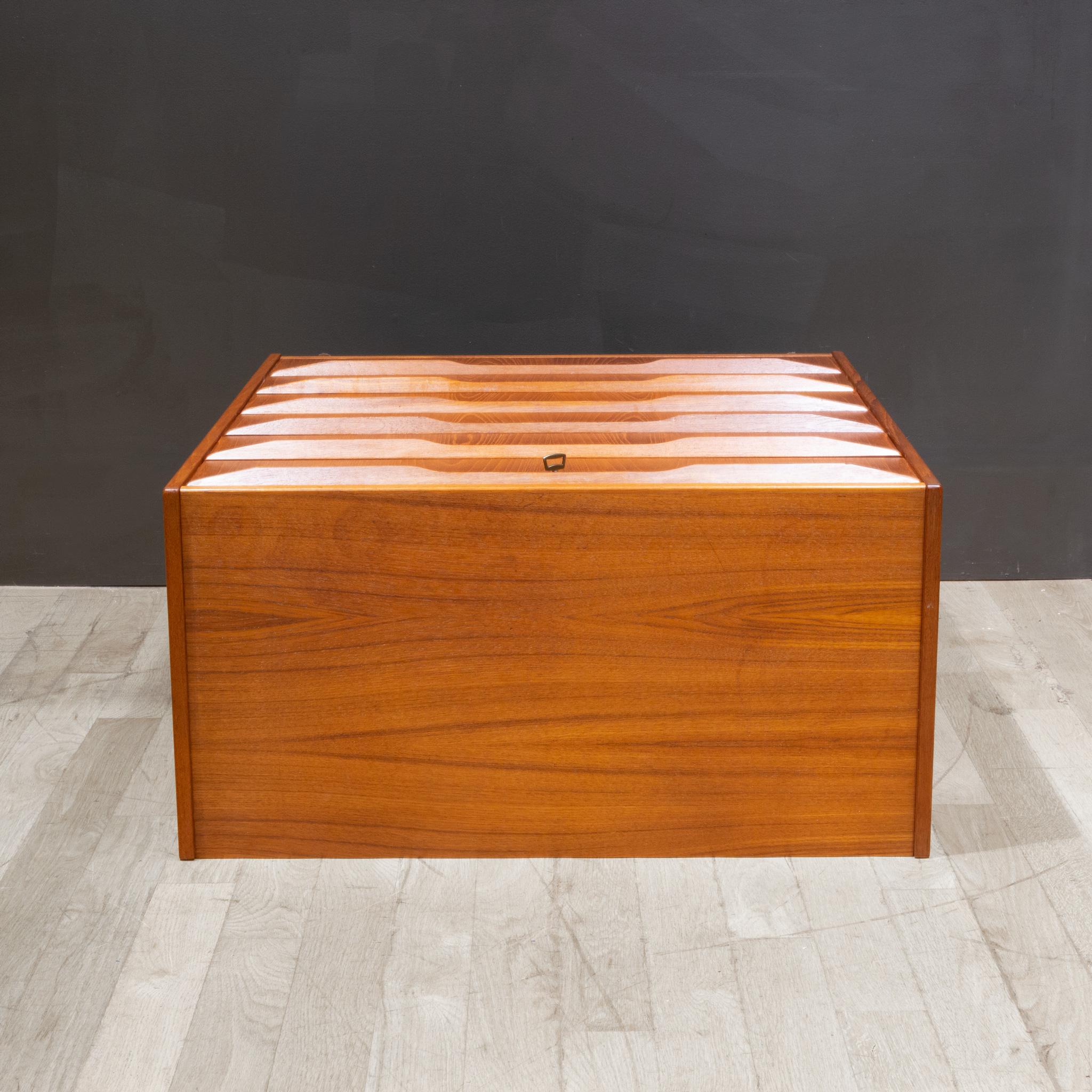 Mid-century Teak High Boy Dresser by Gunnar Nielsen Tibergaard, Denmark c.1960 4