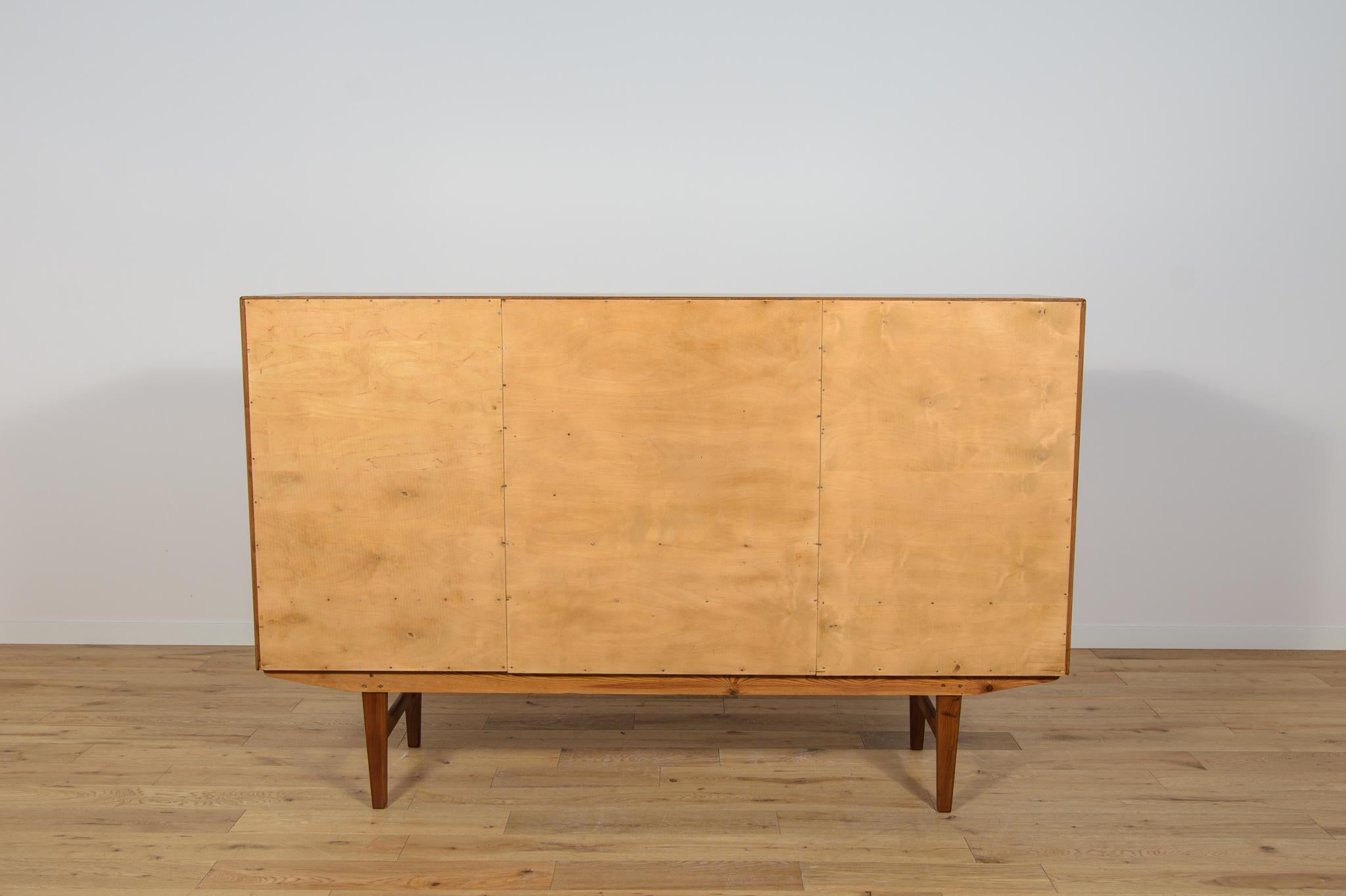 Falegnameria Credenza alta in teak di metà secolo, Danimarca, anni '60 in vendita