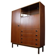 Mid-Century Teak Highboard from Combineurop, Belgium, 1960's