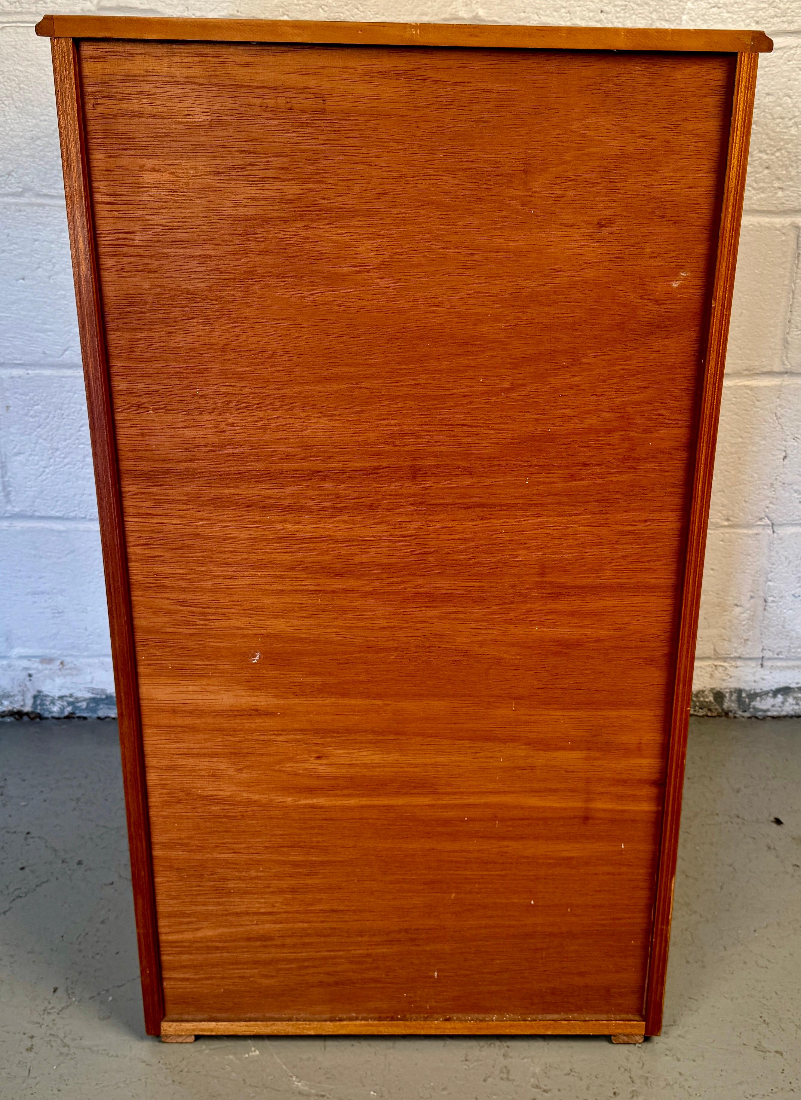 Mid-Century Teak Highboy Dresser Made by Europa For Sale 3