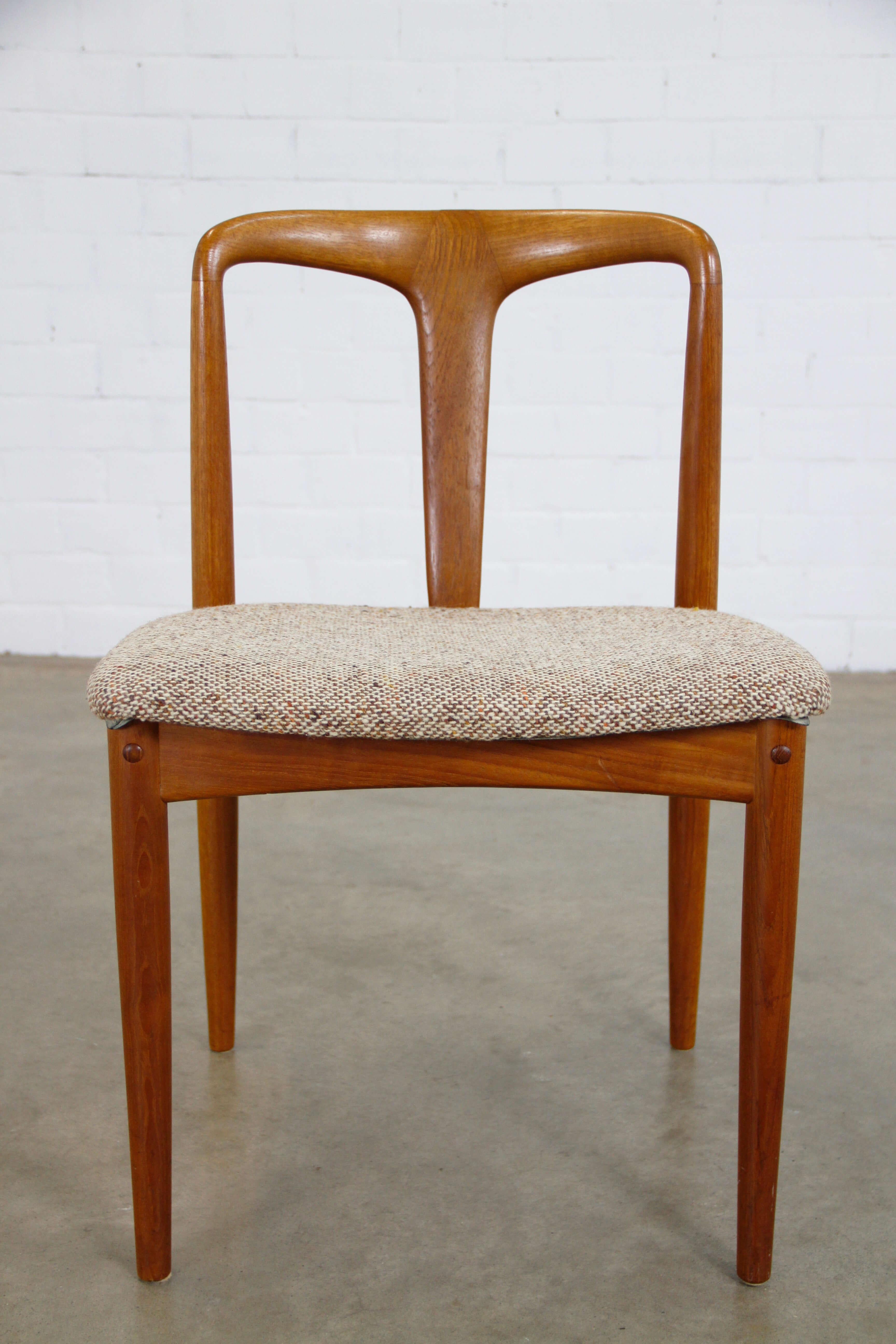 Midcentury Teak Juliane Dining Chairs by Johannes Andersen, 1960s, Set of 2