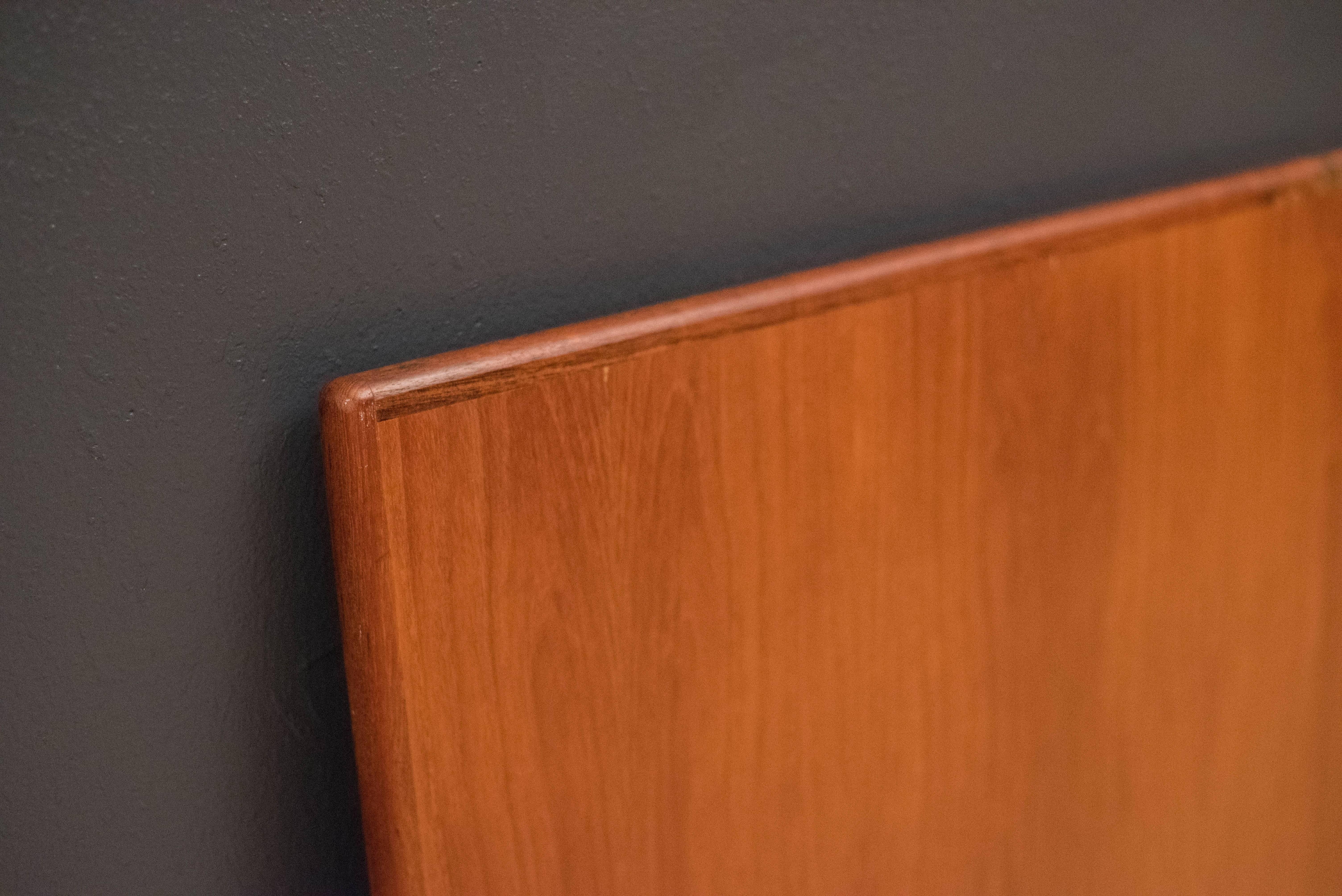Mid Century Teak King Headboard In Good Condition In San Jose, CA