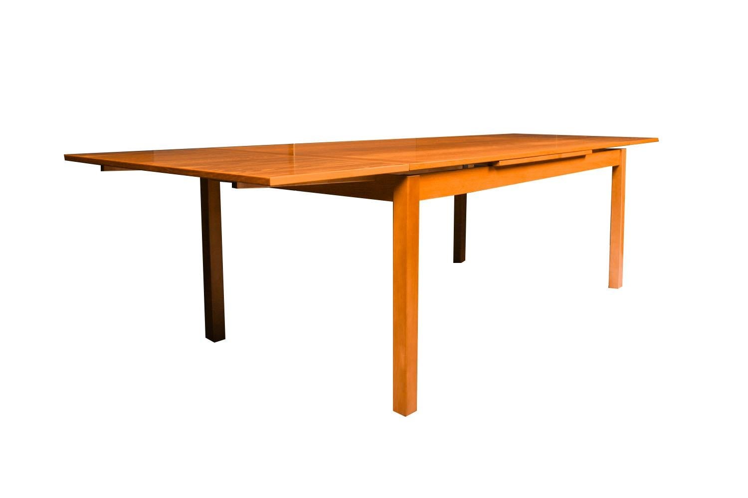 Mesa de Comedor Extensible con Hoja Extensible de Teca de Mediados de Siglo Danés en venta