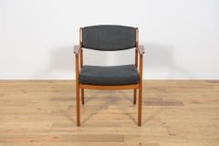 Mid-Century Teak & Leather Armchair by Erik Buck for Ørum Møbelfabrik, Denmark