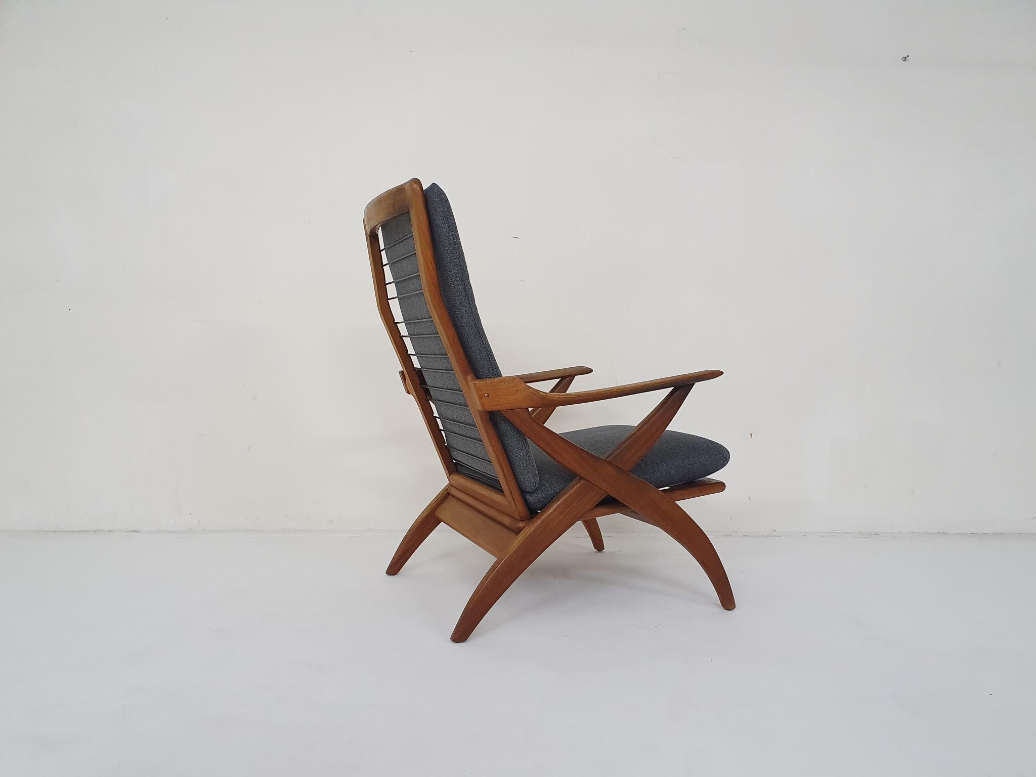 Mid-Century Teak Lounge Chair, by Topform, the Netherlands, 1950's 4