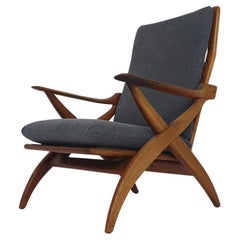 Fauteuil de salon en teck du milieu du siècle dernier, par Topform, Pays-Bas, années 1950