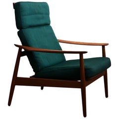 Midcentury Teak Lounge Chair FD 164 by Arne Vodder for France & Daverkosen