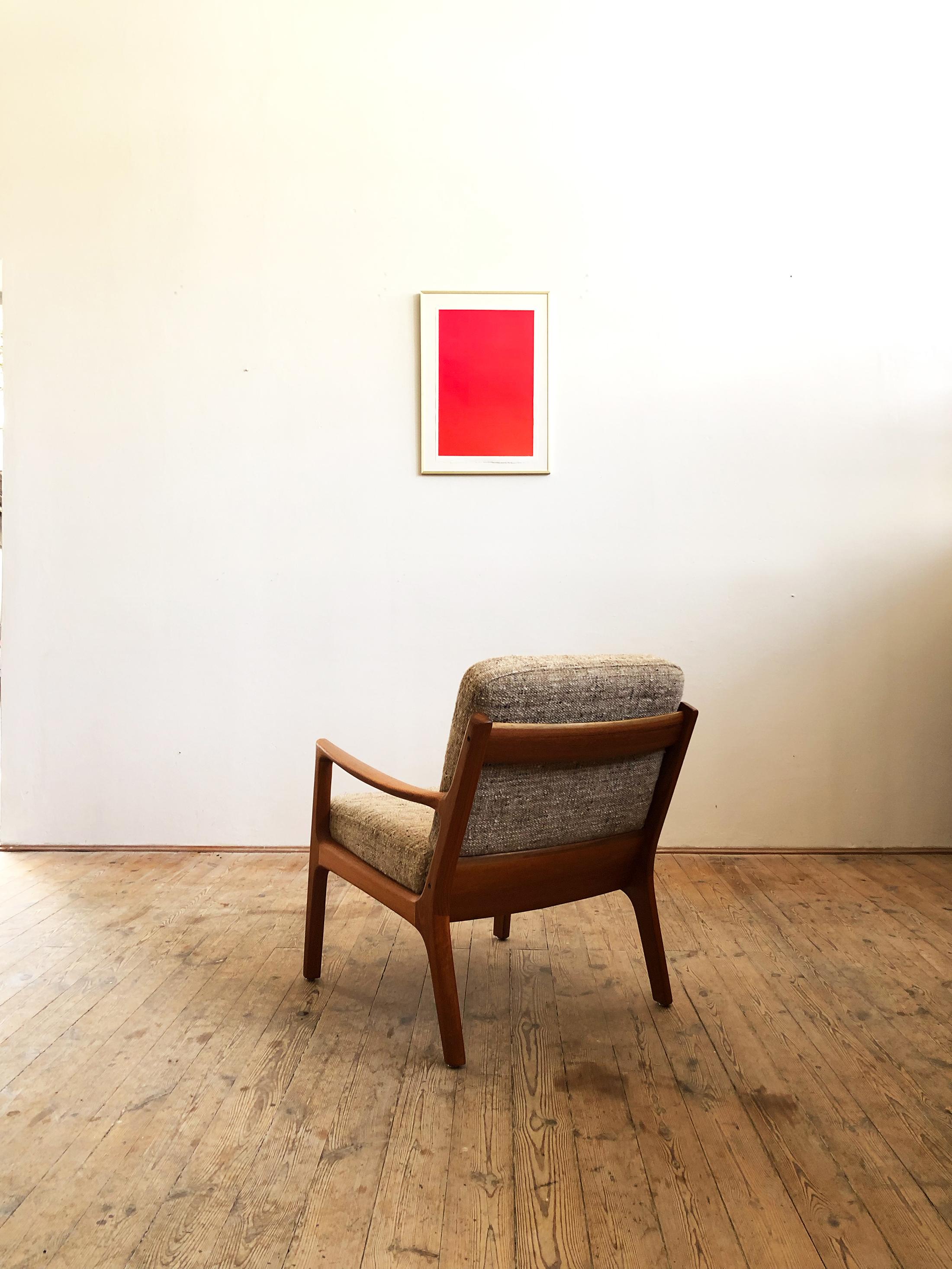 Mid-Century Modern Midcentury Teak Lounge Chair, Senator Series, Ole Wanscher for France and Son