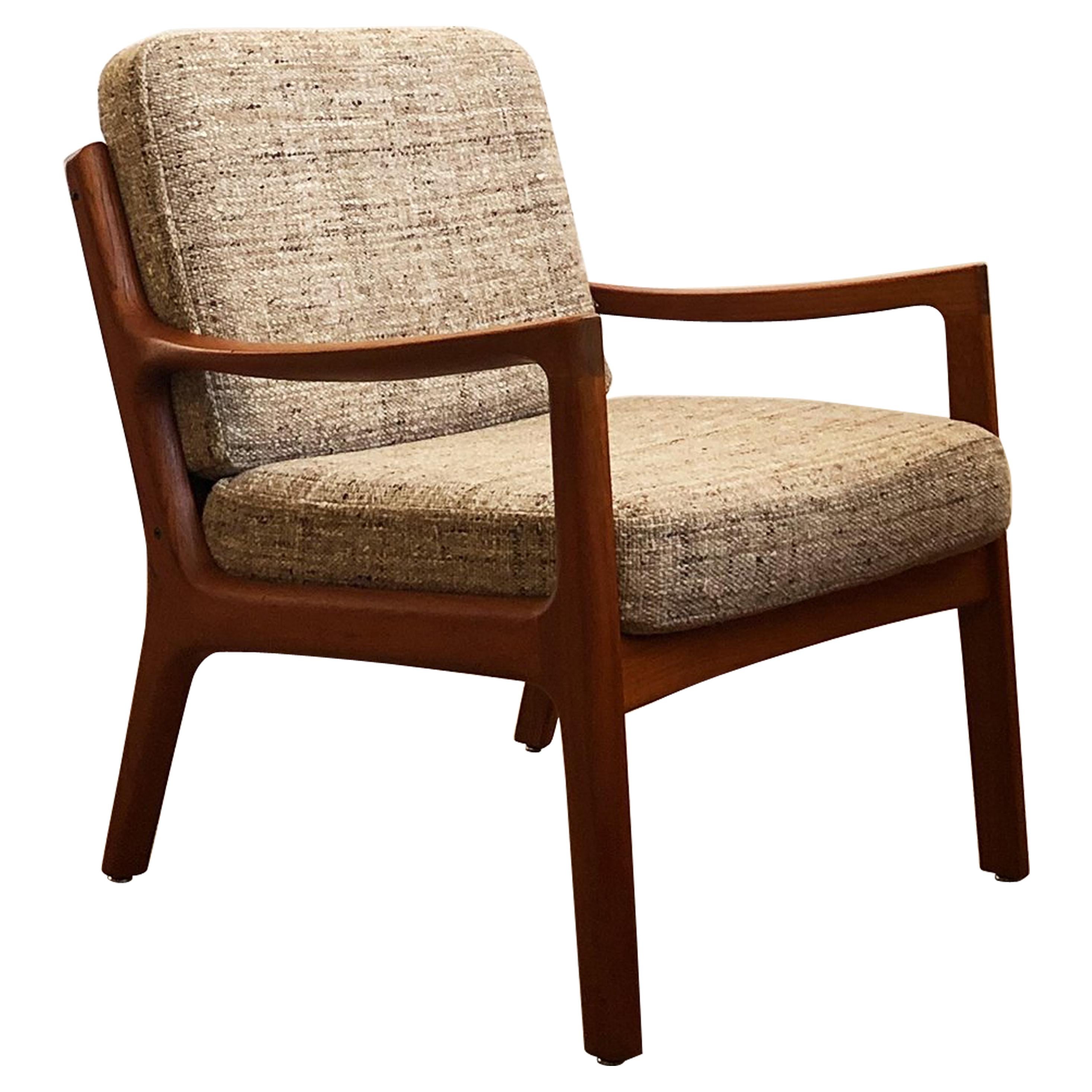 Midcentury Teak Lounge Chair, Senator Series, Ole Wanscher for France and Son