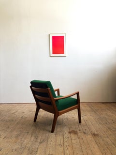Mid Century Teak Lounge Chair, Senator Series, Ole Wanscher for Poul Jeppesen