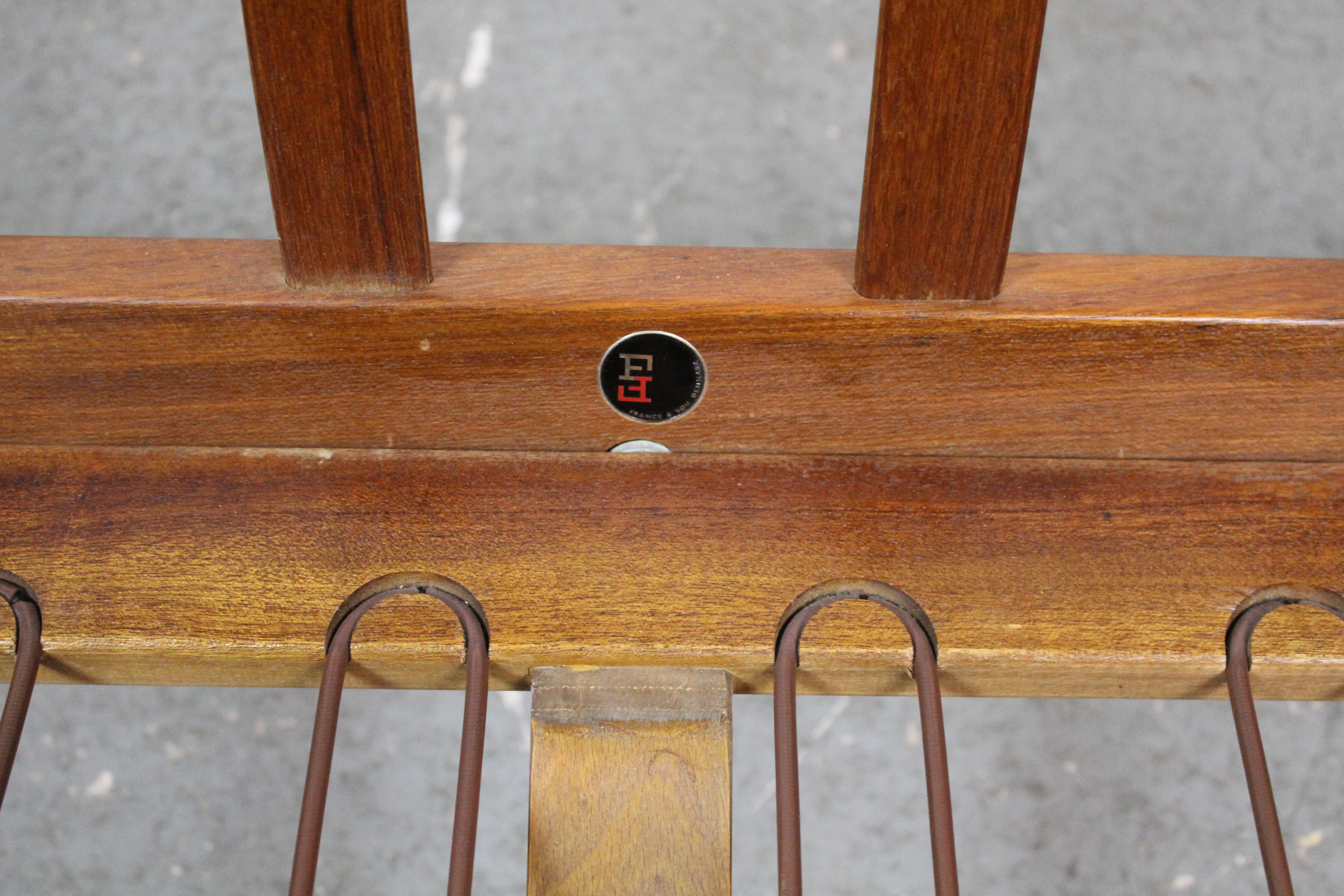 Poltrona in teak di metà secolo di Grete Jalk per France & Son in vendita 6