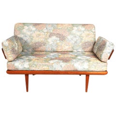 Retro Mid Century Teak Loveseat by Hvidt & Mølgaard for France & Son, Denmark