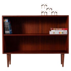 Mid-Century Teak Low Bookcase by Børge Mogensen for Søborg Møbler, 1960s