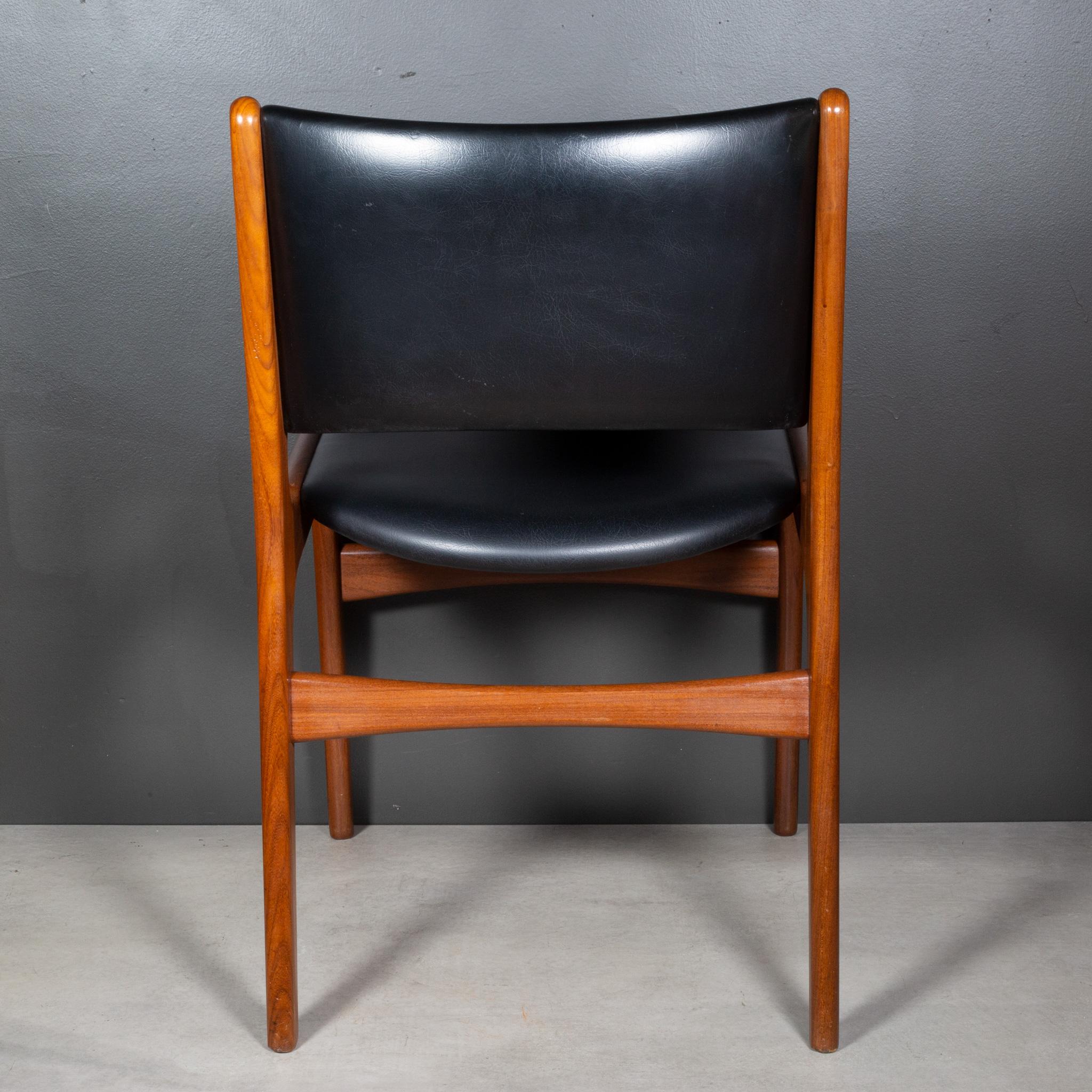 Mid-Century Modern Mid-century Teak Model 89 Erik Buch for Povl Dinesen Dining Chairs c.1960 For Sale