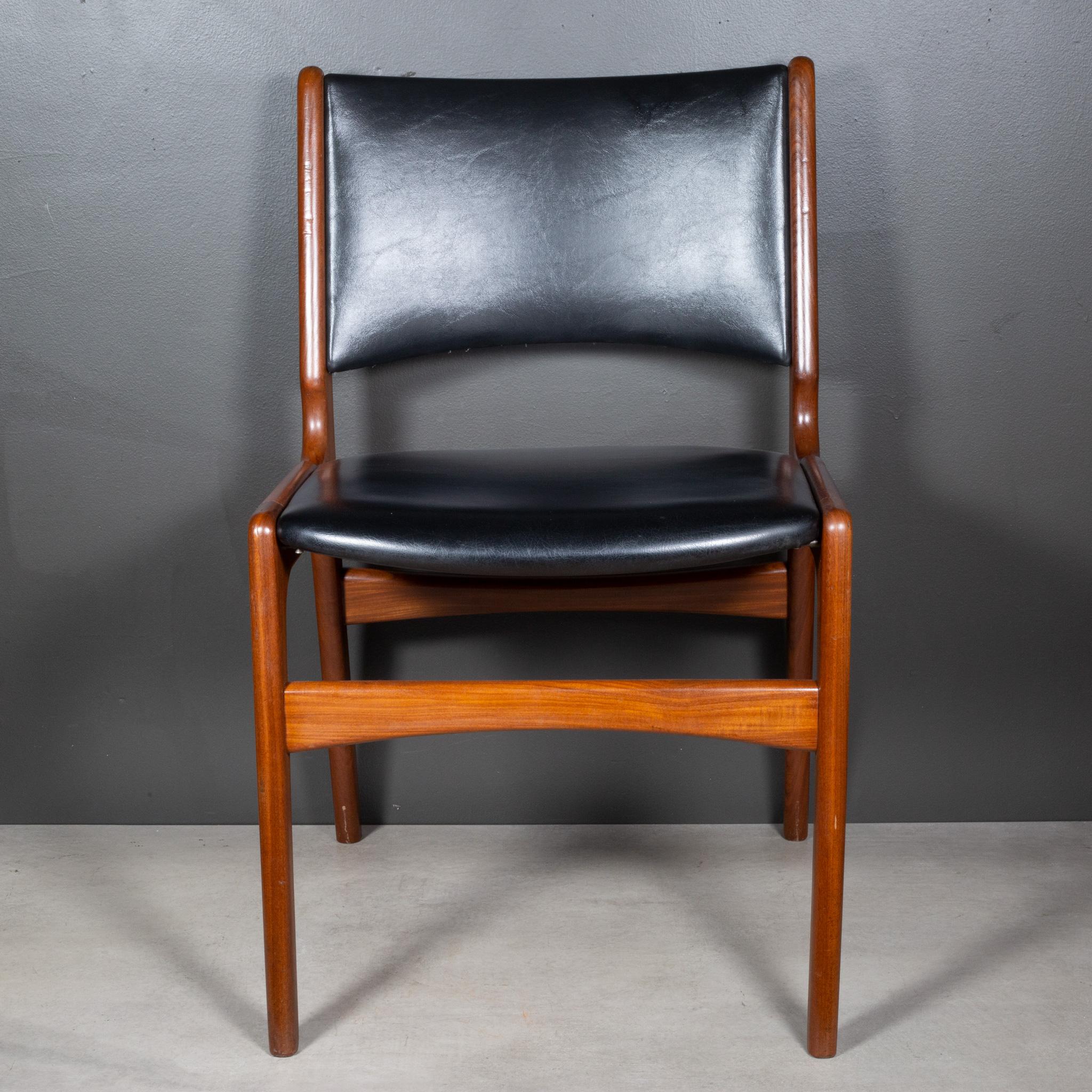 Mid-century Teak Model 89 Erik Buch for Povl Dinesen Dining Chairs c.1960 In Good Condition For Sale In San Francisco, CA