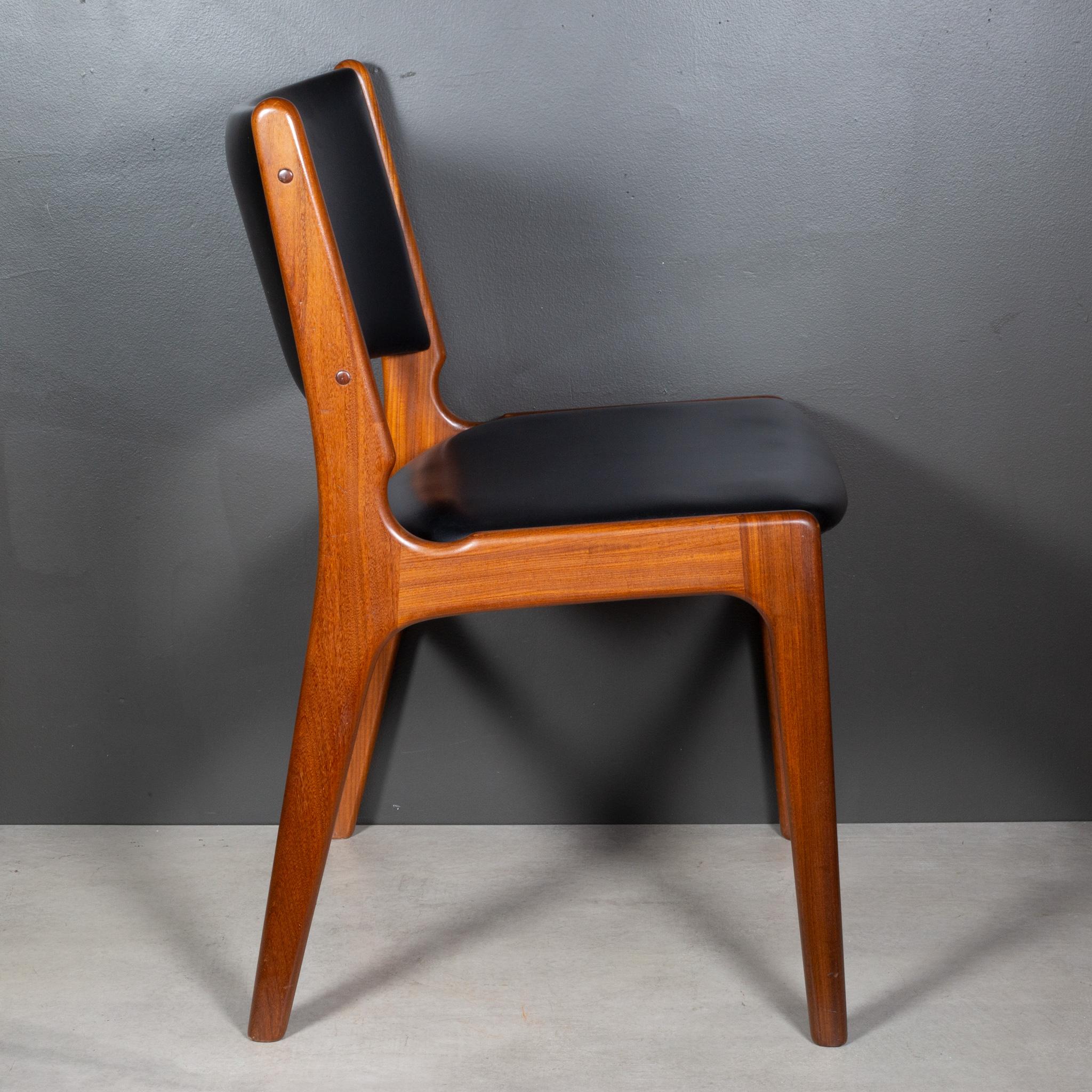 Mid-century Teak Model 89 Erik Buch for Povl Dinesen Dining Chairs c.1960 For Sale 1