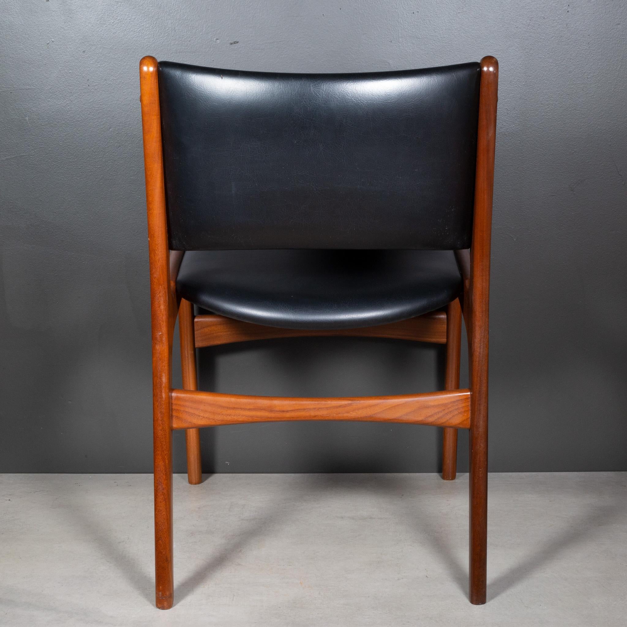 Mid-century Teak Model 89 Erik Buch for Povl Dinesen Dining Chairs c.1960 For Sale 2