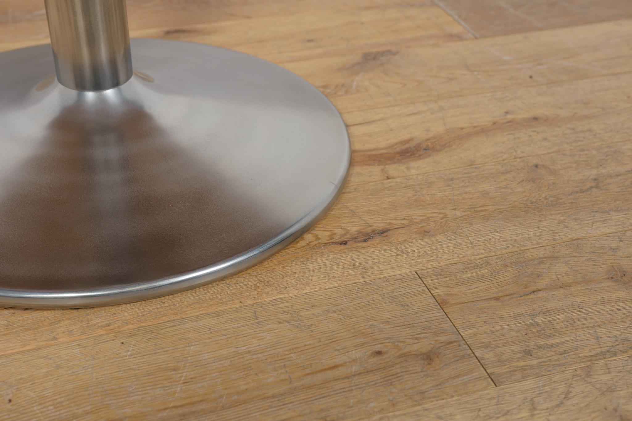 Mid-Century Teak Modern Round Dining Table, Denmark, 1970s For Sale 2