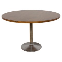 Mid-Century Teak Modern Round Dining Table, Denmark, 1970s