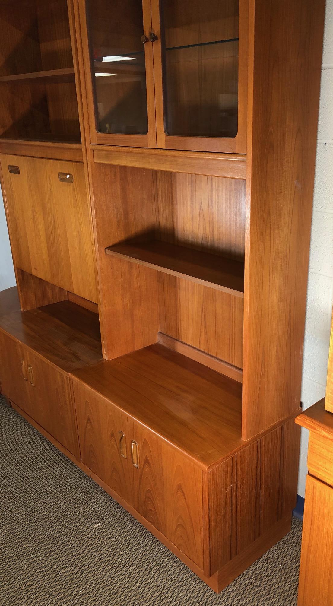 Midcentury Teak Modular Wall Unit by G Plan For Sale 1