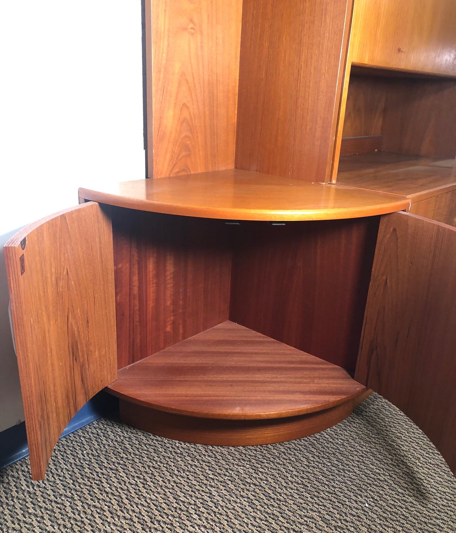 Midcentury Teak Modular Wall Unit by G Plan For Sale 2