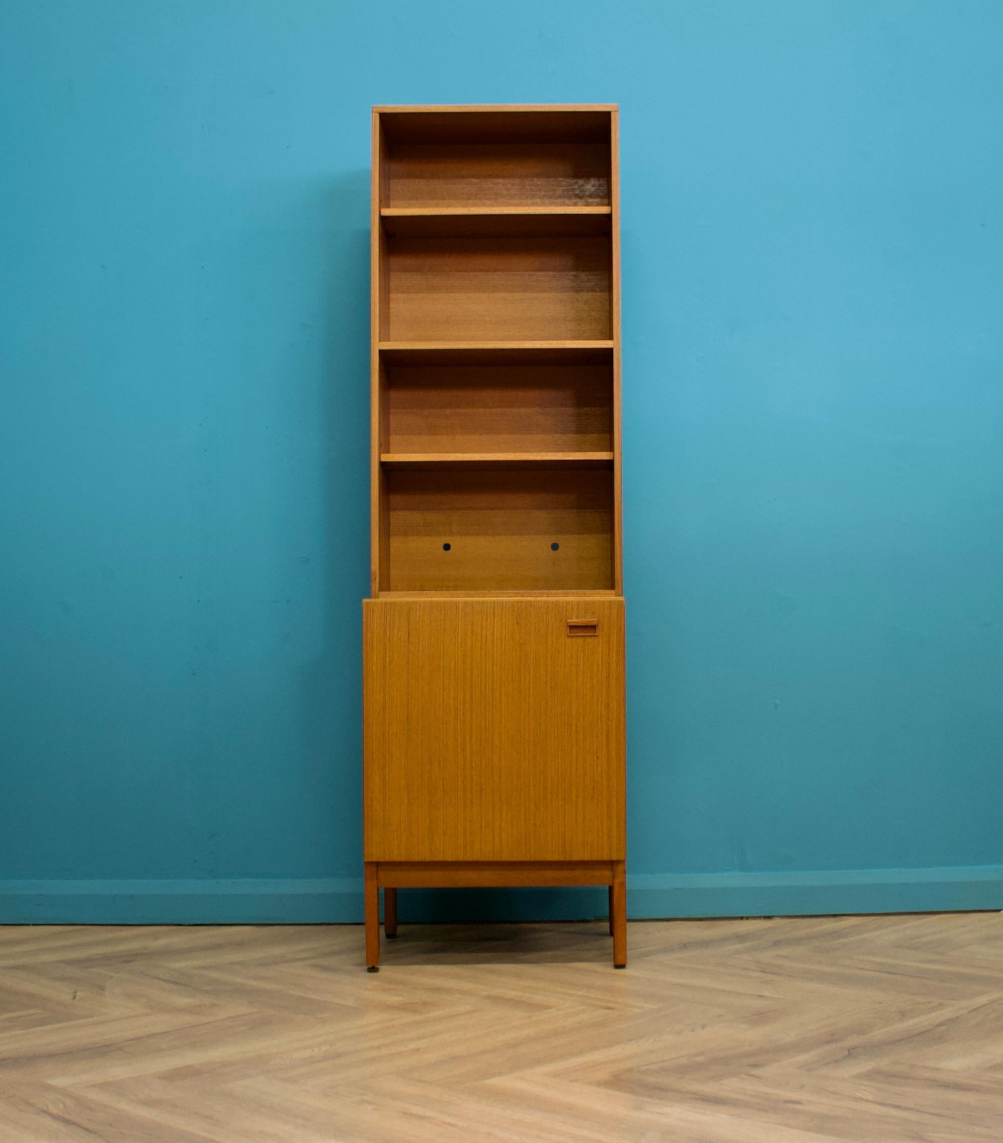 Mid-Century Modern Mid Century Teak Narrow Bookcase from Austinsuite, 1960s