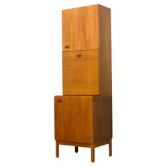 Vintage Mid Century Teak Narrow Drinks Cabinet from Austinsuite, 1960s