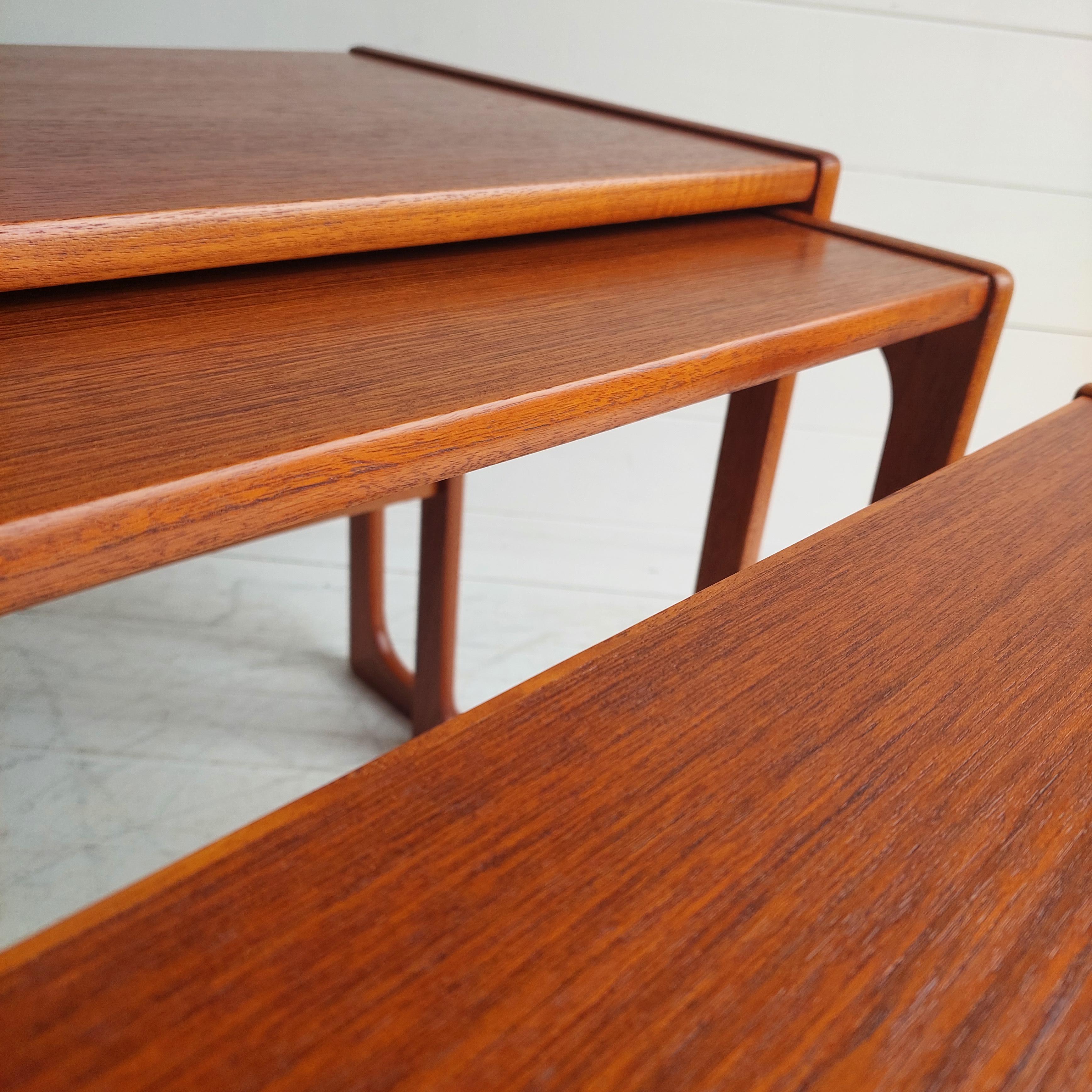 Mid-Century-Tische aus Teakholz von BR Gelsted, 1960er Jahre, Dänemark 9