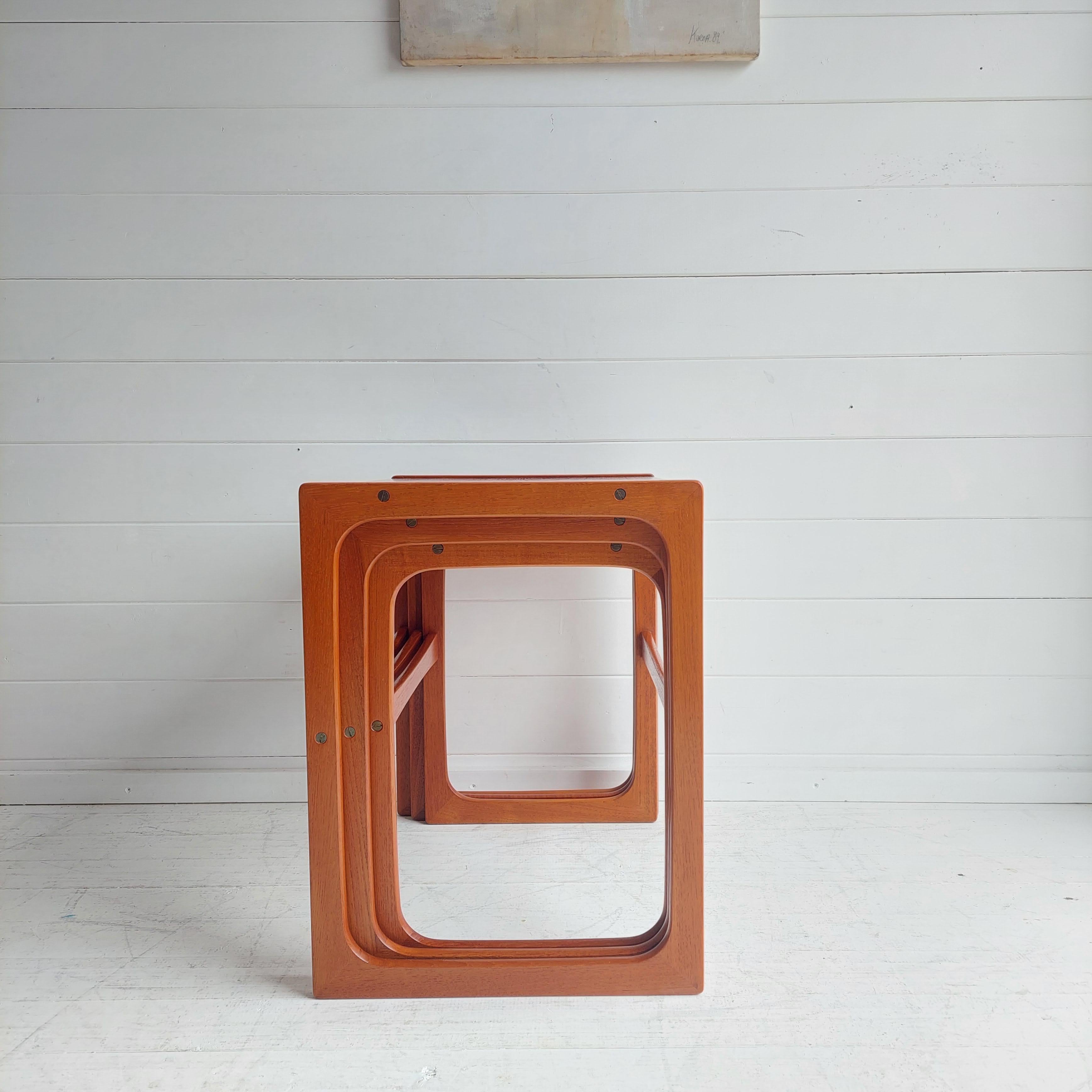 Mid-Century-Tische aus Teakholz von BR Gelsted, 1960er Jahre, Dänemark (20. Jahrhundert)