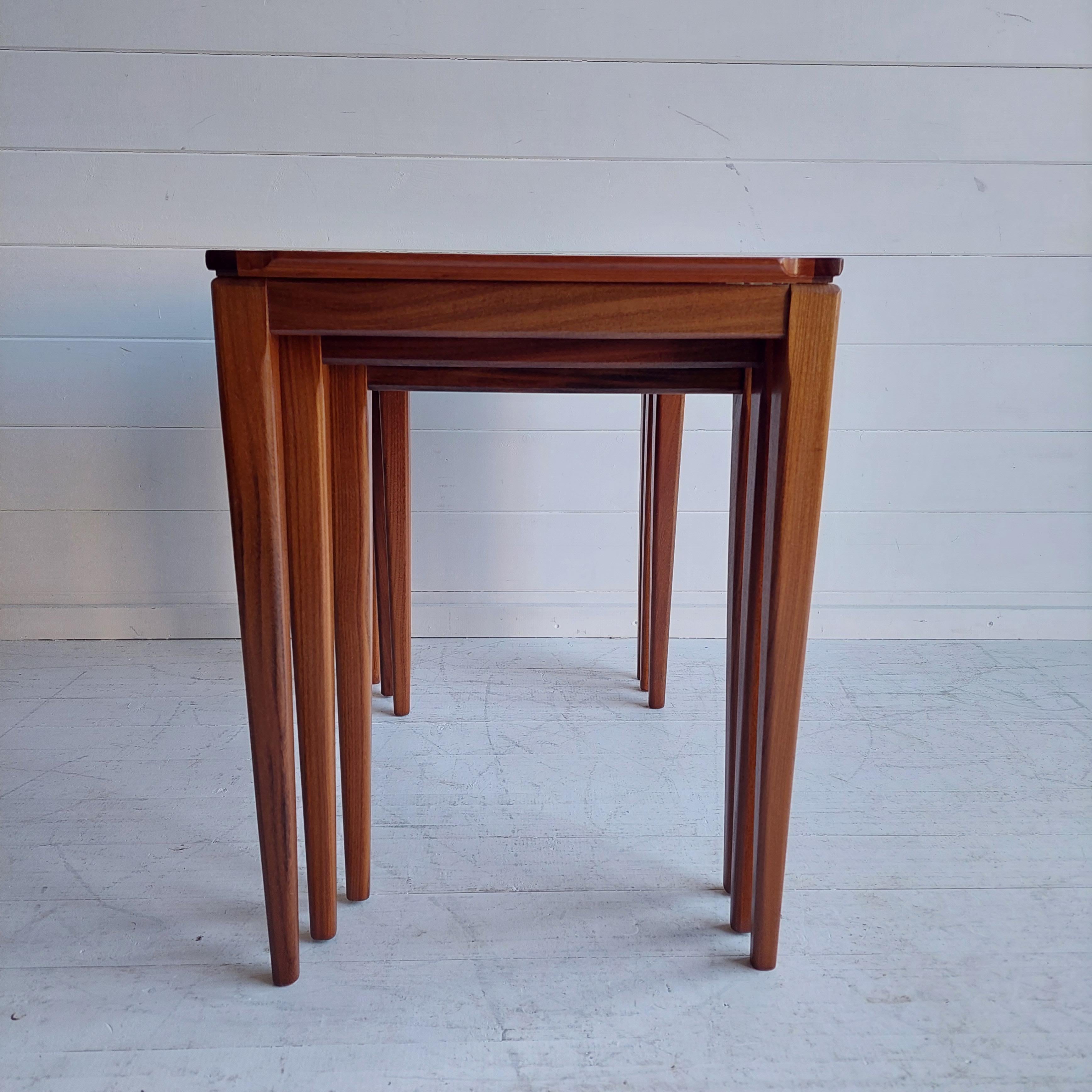 Mid Century Teak Nest of Tables by Richard Hornby for Fyne Ladye, 1960s 6