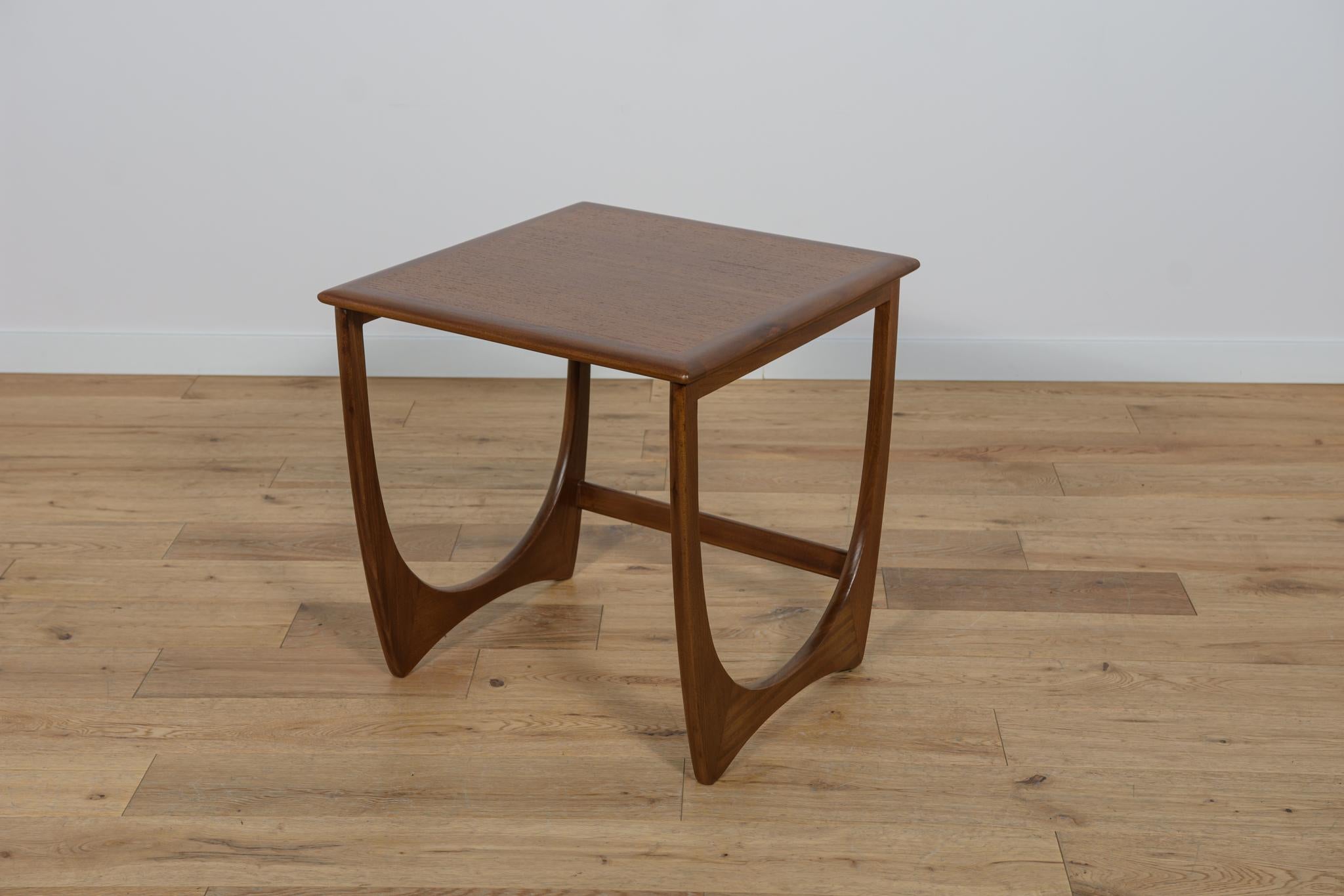 Mid-Century Teak Nesting Tables by V. Wilkins for G-Plan, United Knigdom, 1970s. For Sale 8