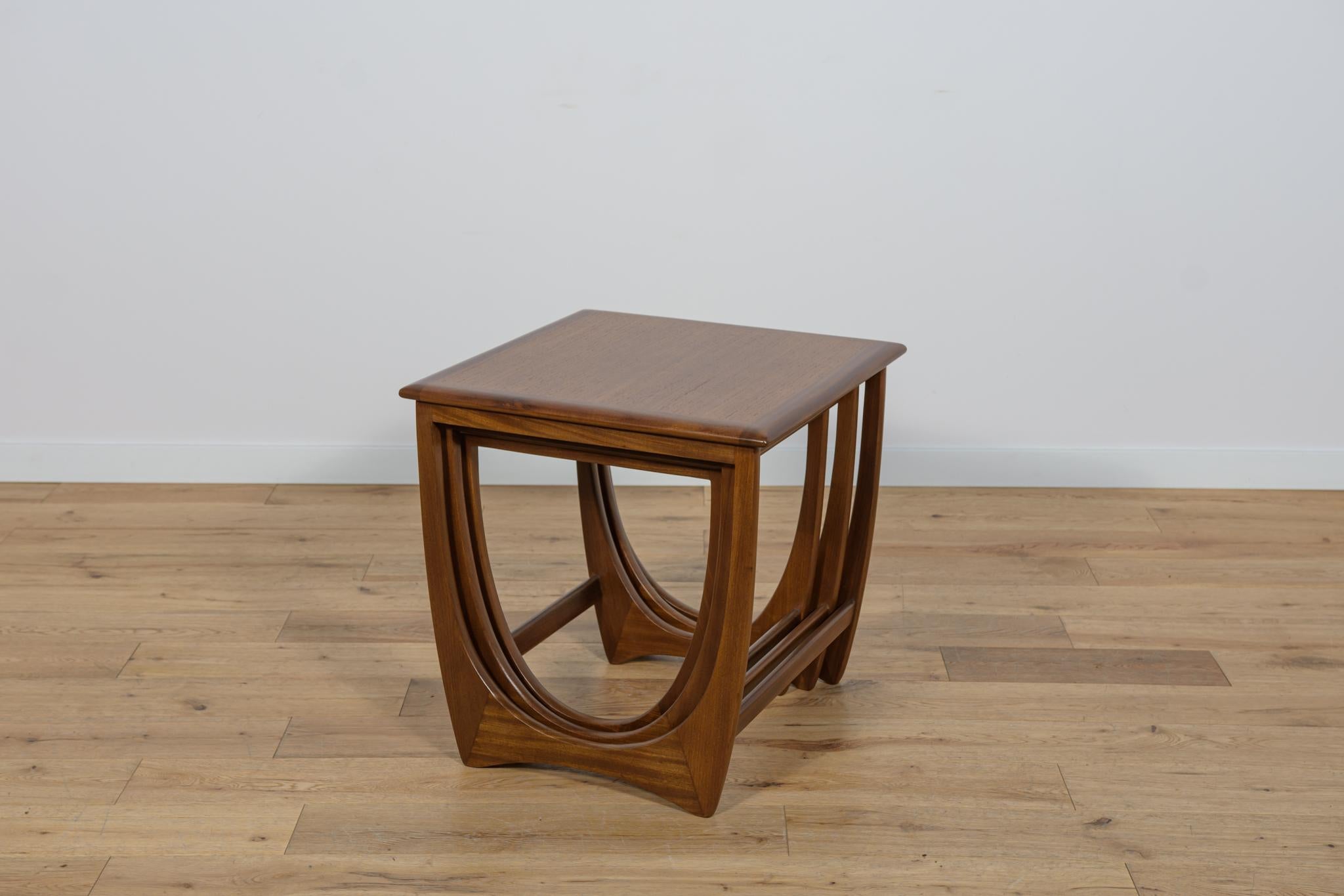Mid-Century Modern Mid-Century Teak Nesting Tables by V. Wilkins for G-Plan, United Knigdom, 1970s. For Sale