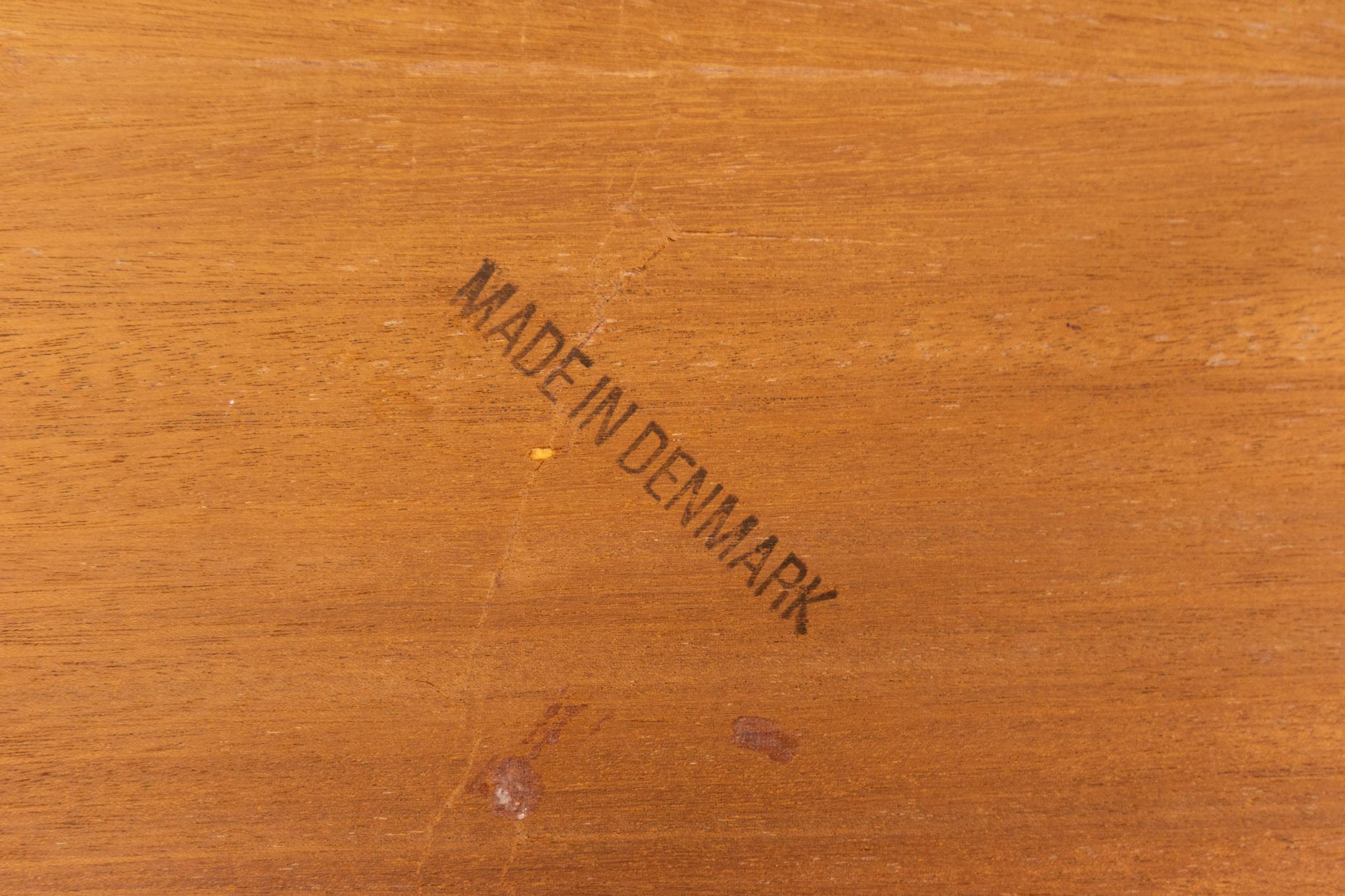 Mid-Century Teak Nesting Tables For Sale 4