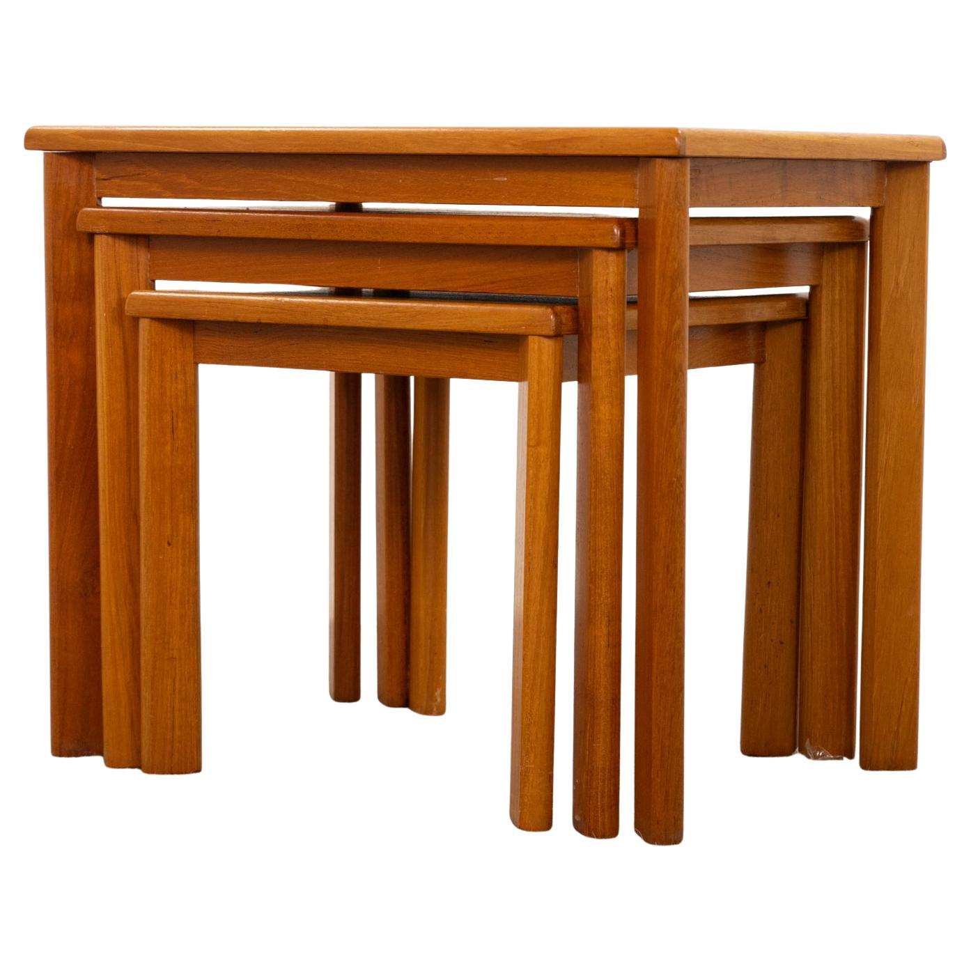 Mid-Century Teak Nesting Tables