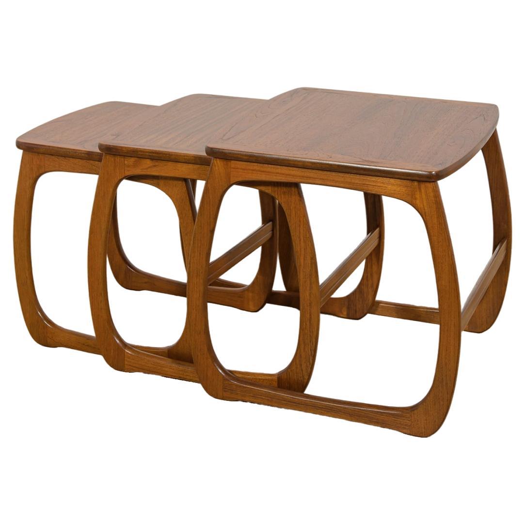 Mid-Century Teak Nesting  Tables from Nathan, 1960s 