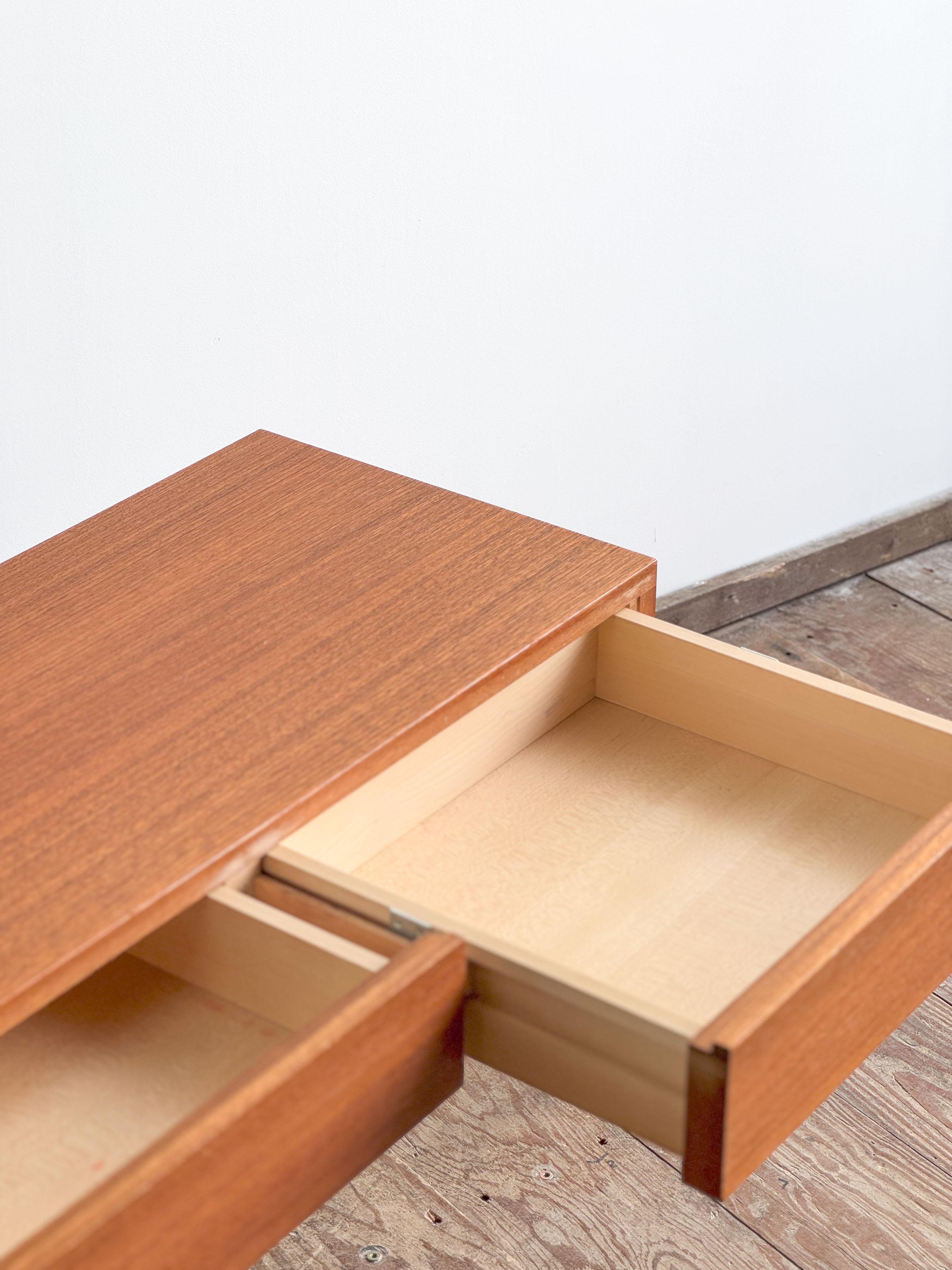 Mid Century Teak Night stand B-Series by Dieter Waeckerlin, Behr, Germany For Sale 3