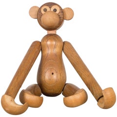 Midcentury Teak and Oak Monkey, circa 1960