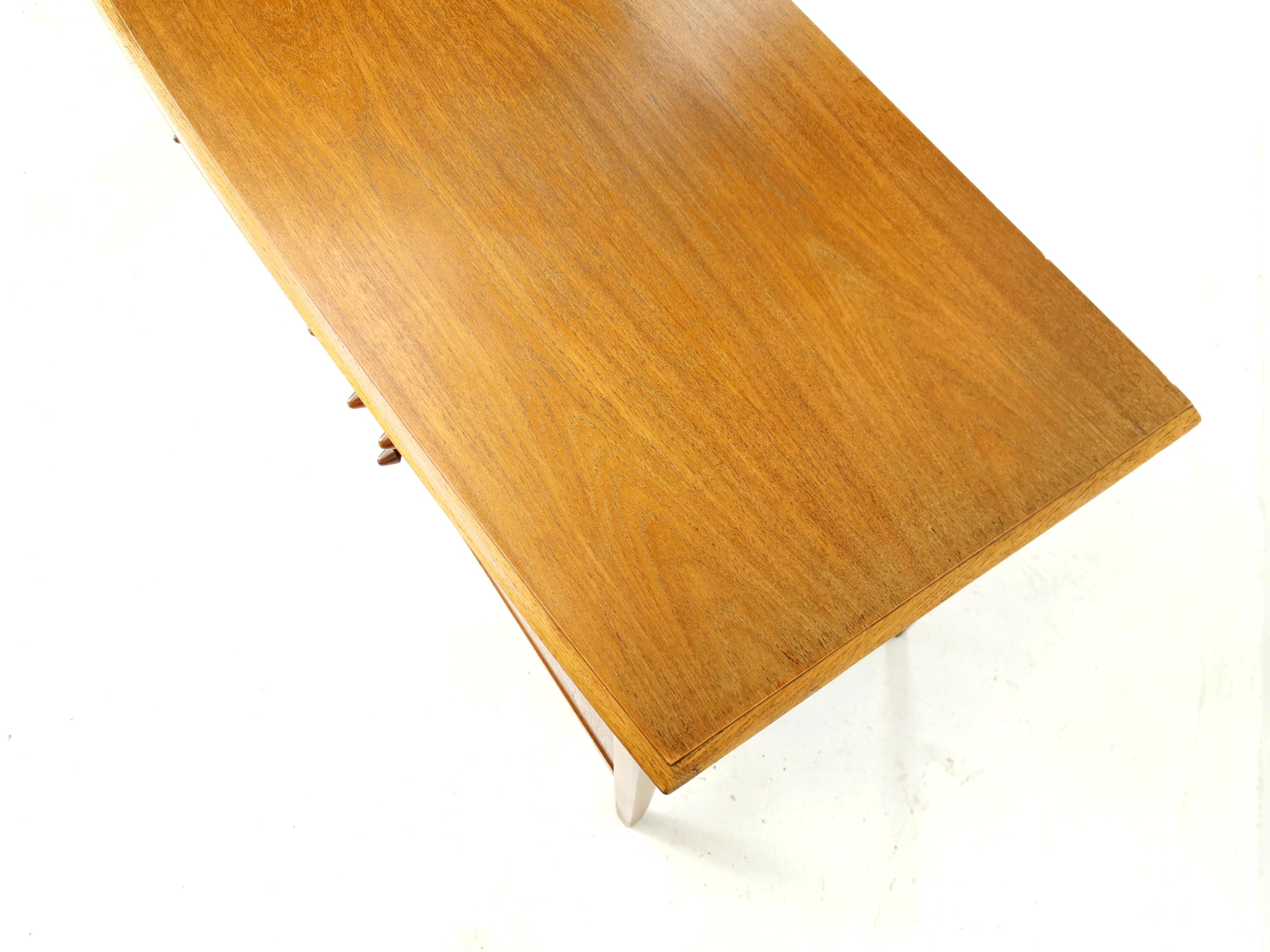 Mid-Century Modern Midcentury Teak & Oak Vintage Sideboard