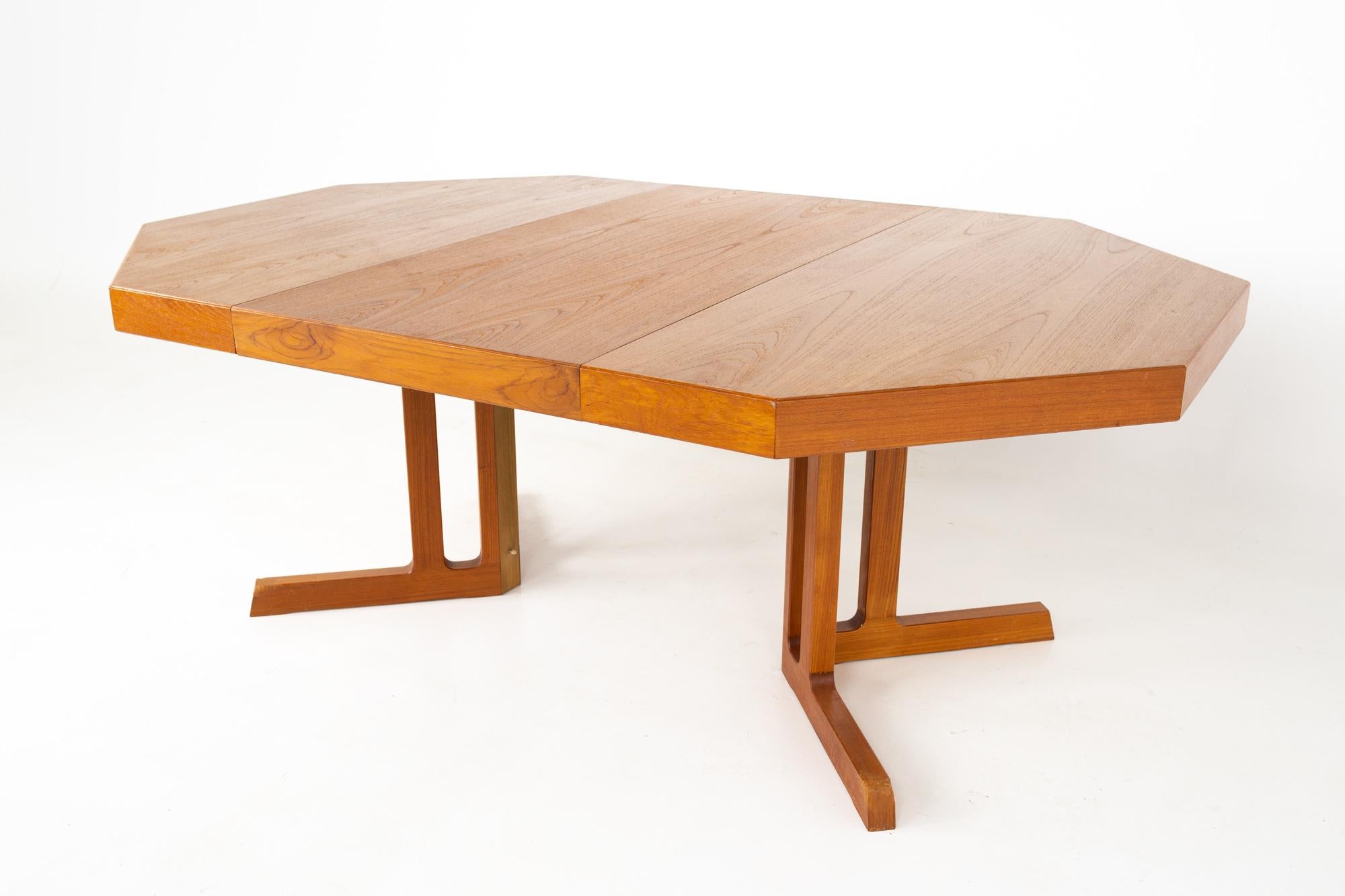 contemporary octagonal dining table