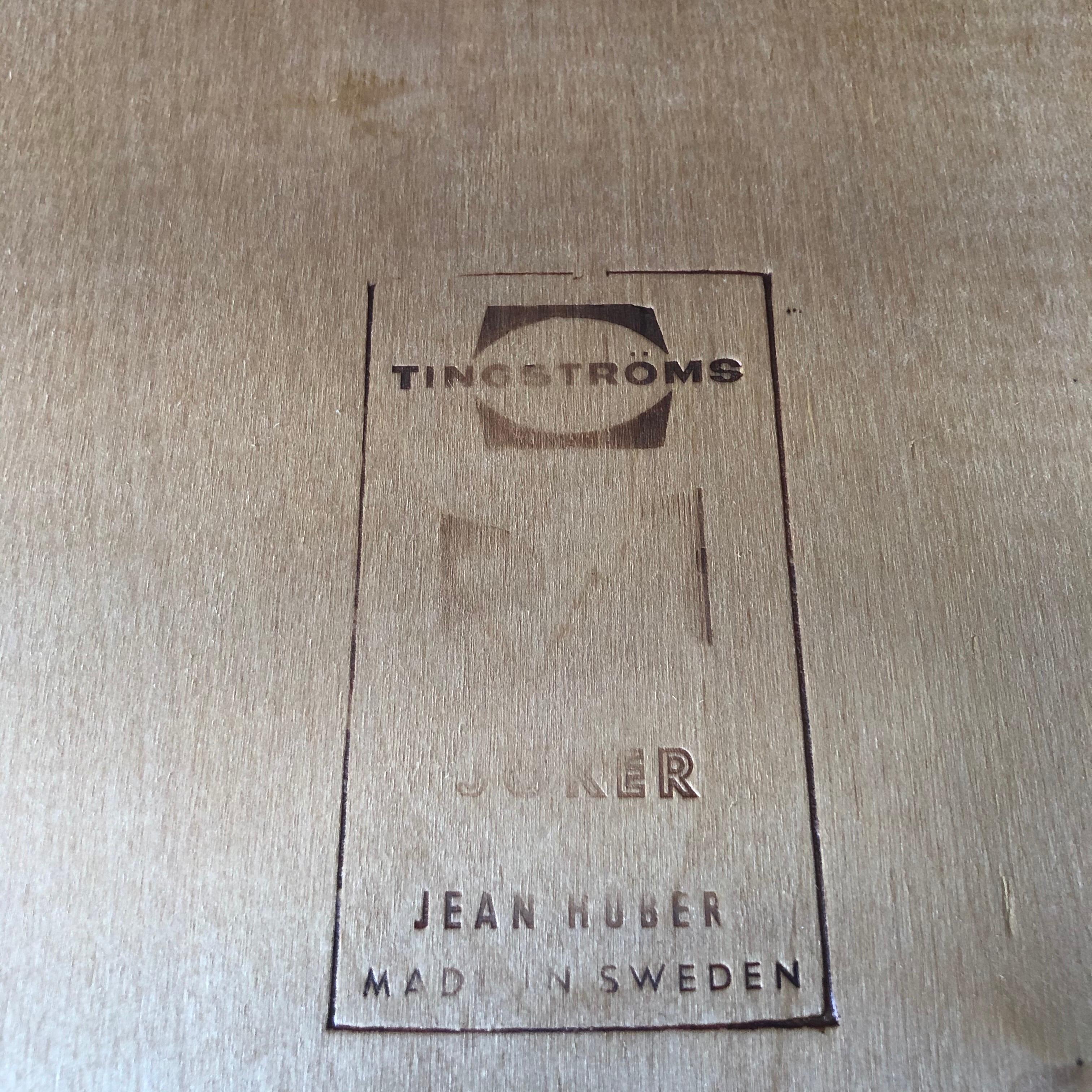 Mid-Century-Beistelltisch „Joker“ aus Teakholz mit einer Schublade von Tingstroms im Angebot 2