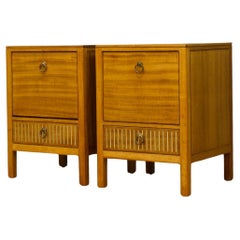 Mid-Century Teak Pair Bedside Tables from Loughborough, 1950s