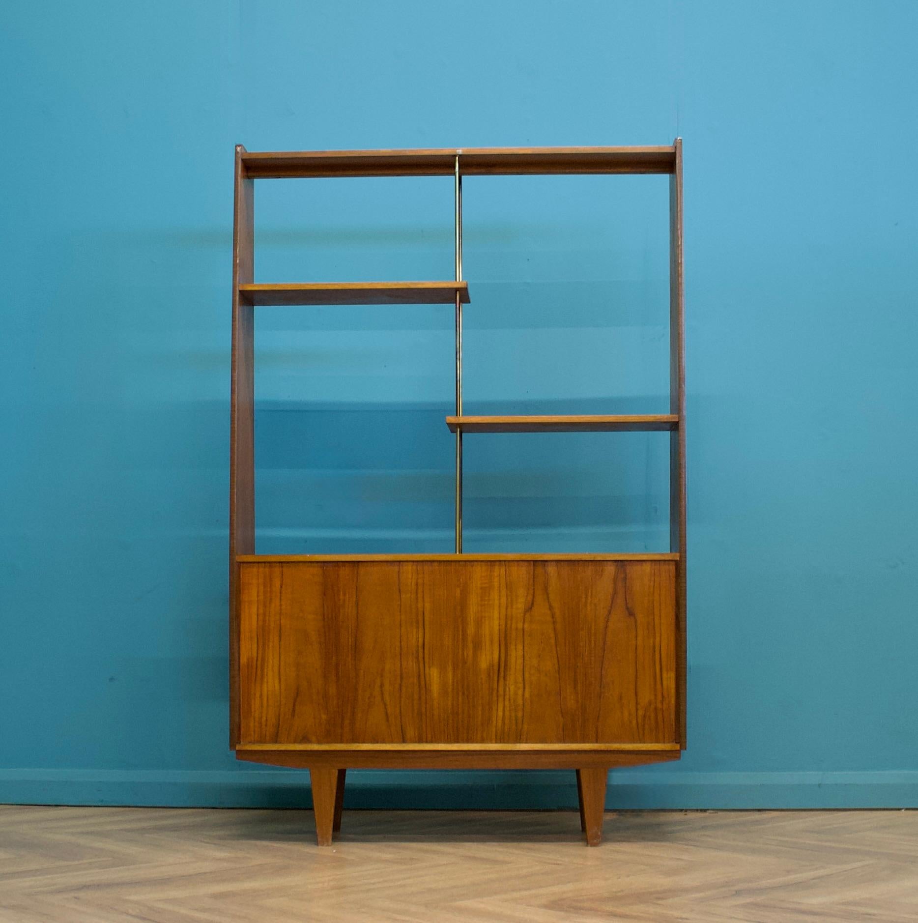 Impiallacciato Divisorio in teak di metà secolo, anni '60 in vendita