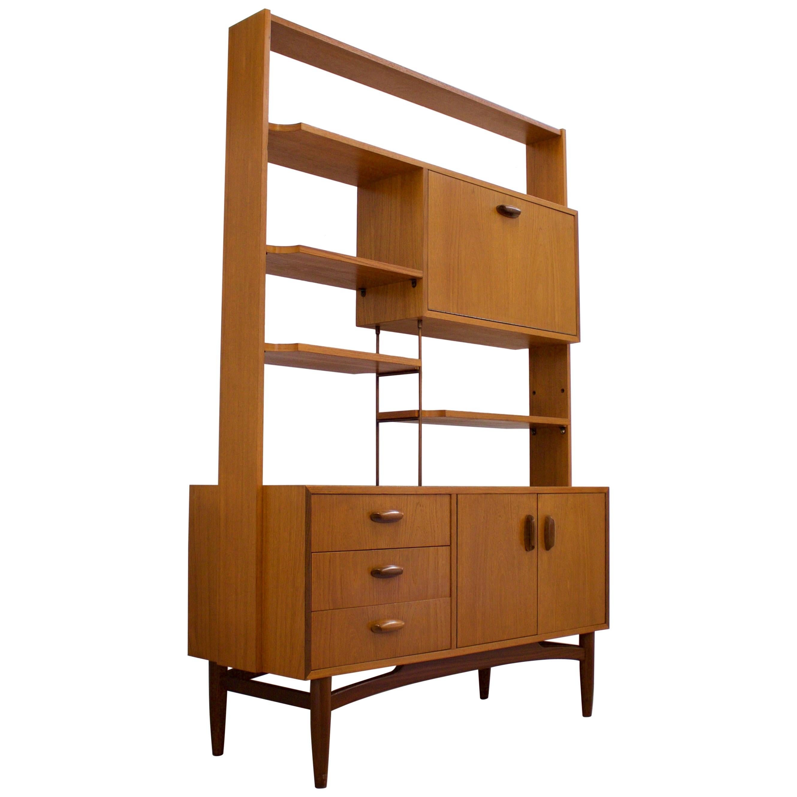 Midcentury Teak Room Divider or Shelving Unit by G Plan