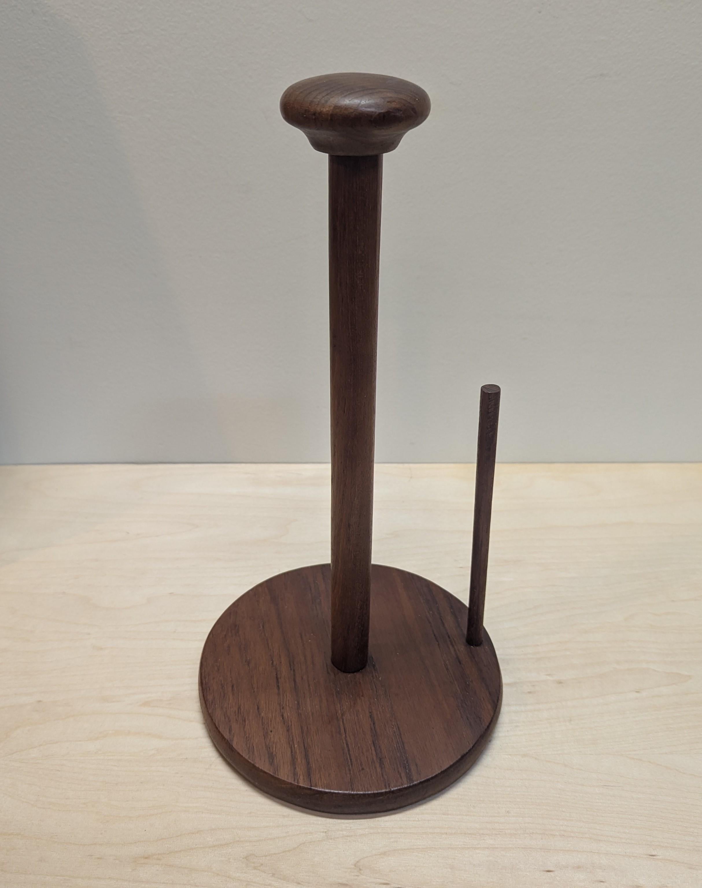 Mid Century Teakholz Salz Pfeffer, Tablett, Handtuch Set im Angebot 2